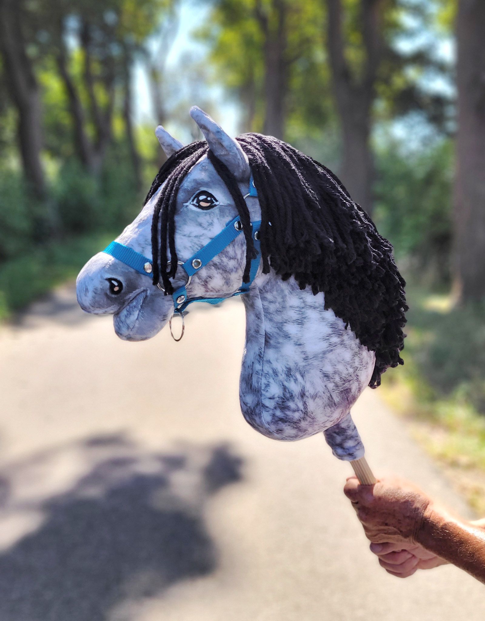 Super Hobby Horse Premium kepphobune A3 – täpiline hall - Pilt 8
