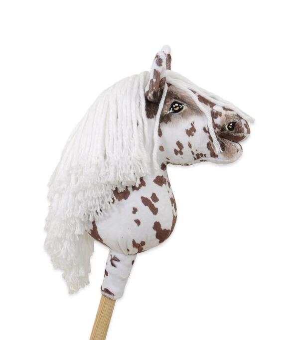 Super Hobby Horse Premium kepphobune A5 – leopard, valge lakk
