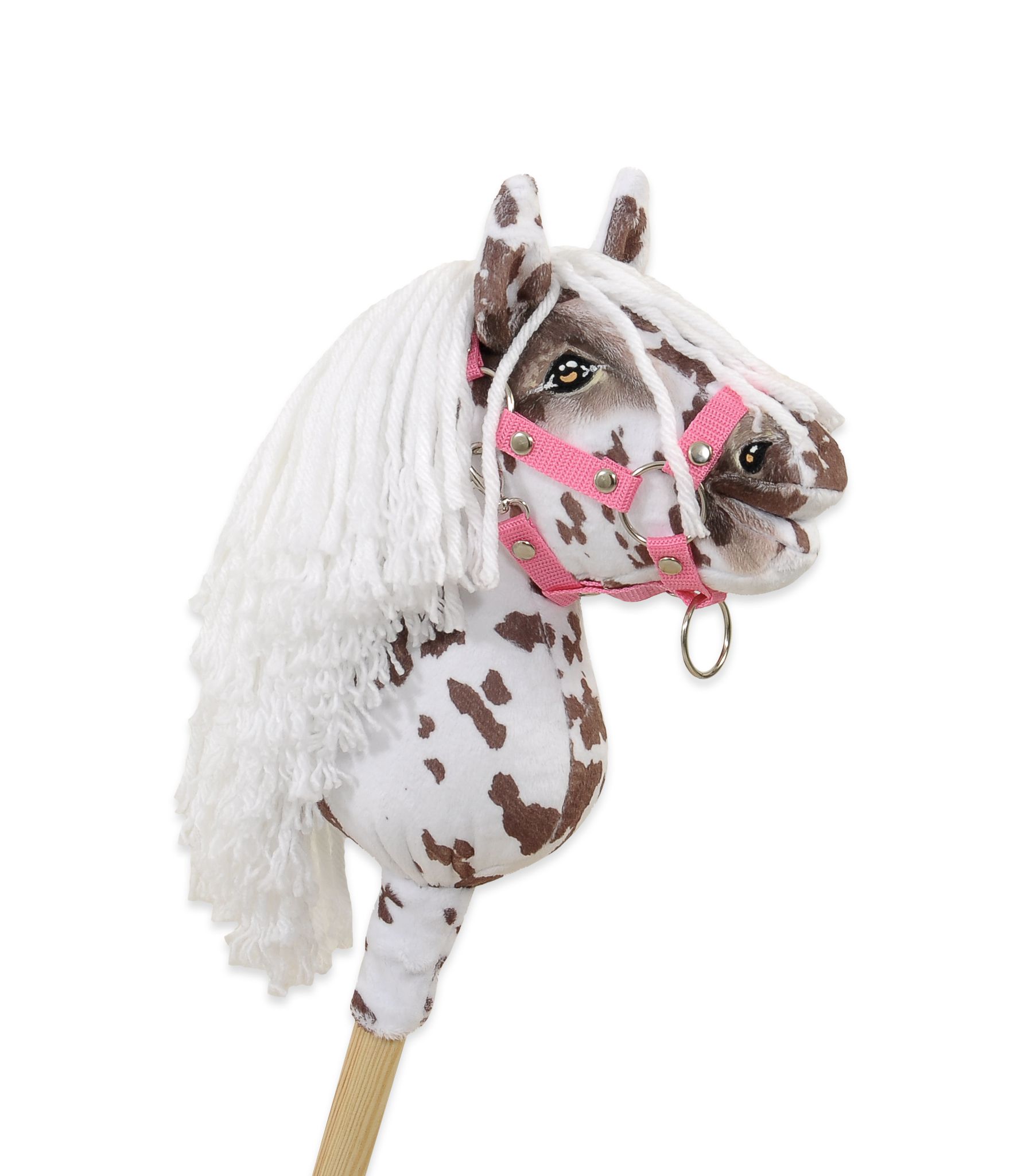 Super Hobby Horse Premium kepphobune A5 – leopard, valge lakk - Pilt 3