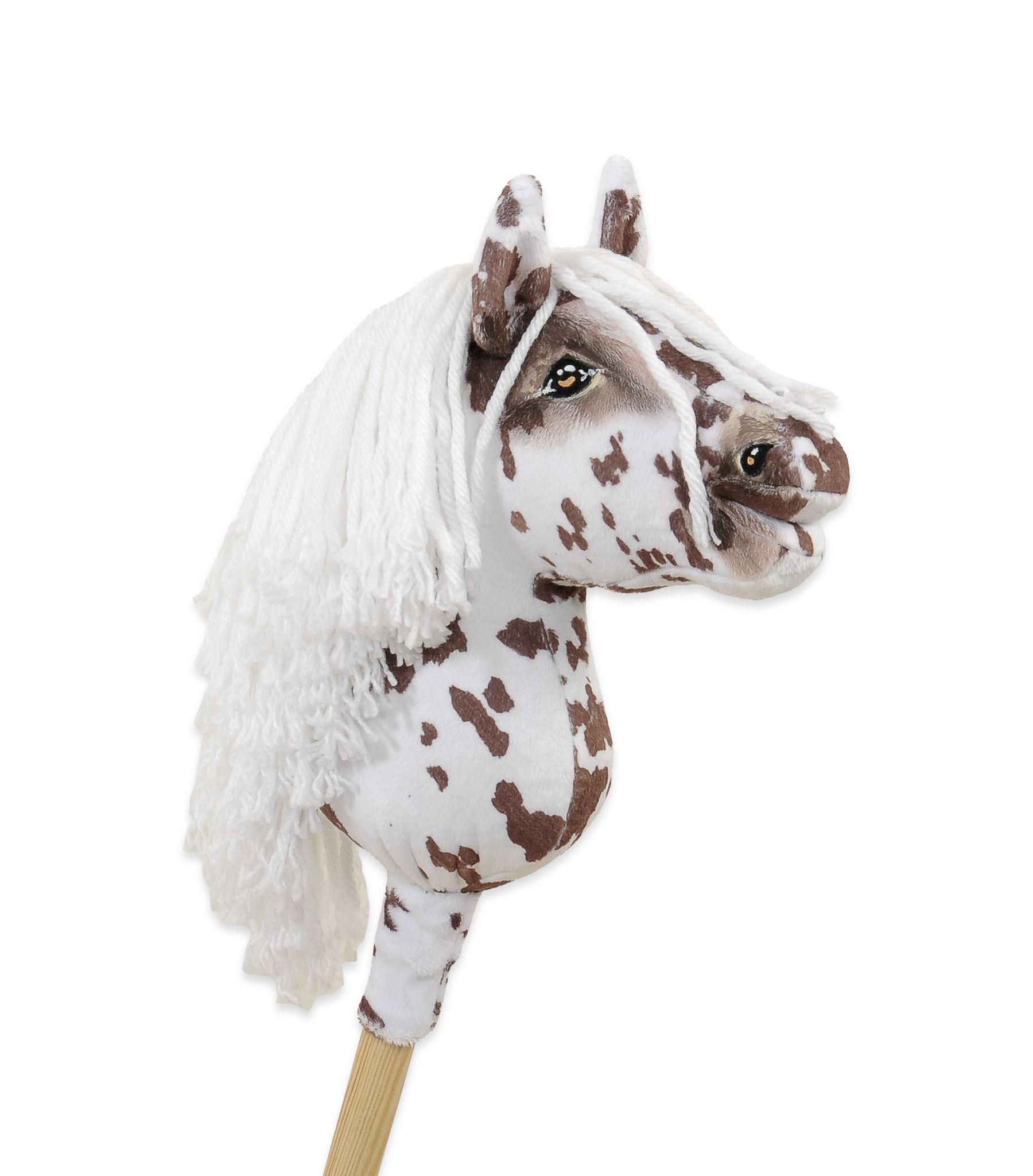 Super Hobby Horse Premium kepphobune A5 – leopard, valge lakk - Pilt 4