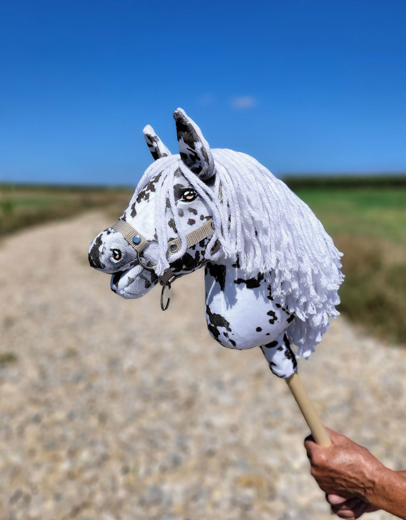 Super Hobby Horse Premium kepphobune A4 – leopard, valge lakk - Pilt 6