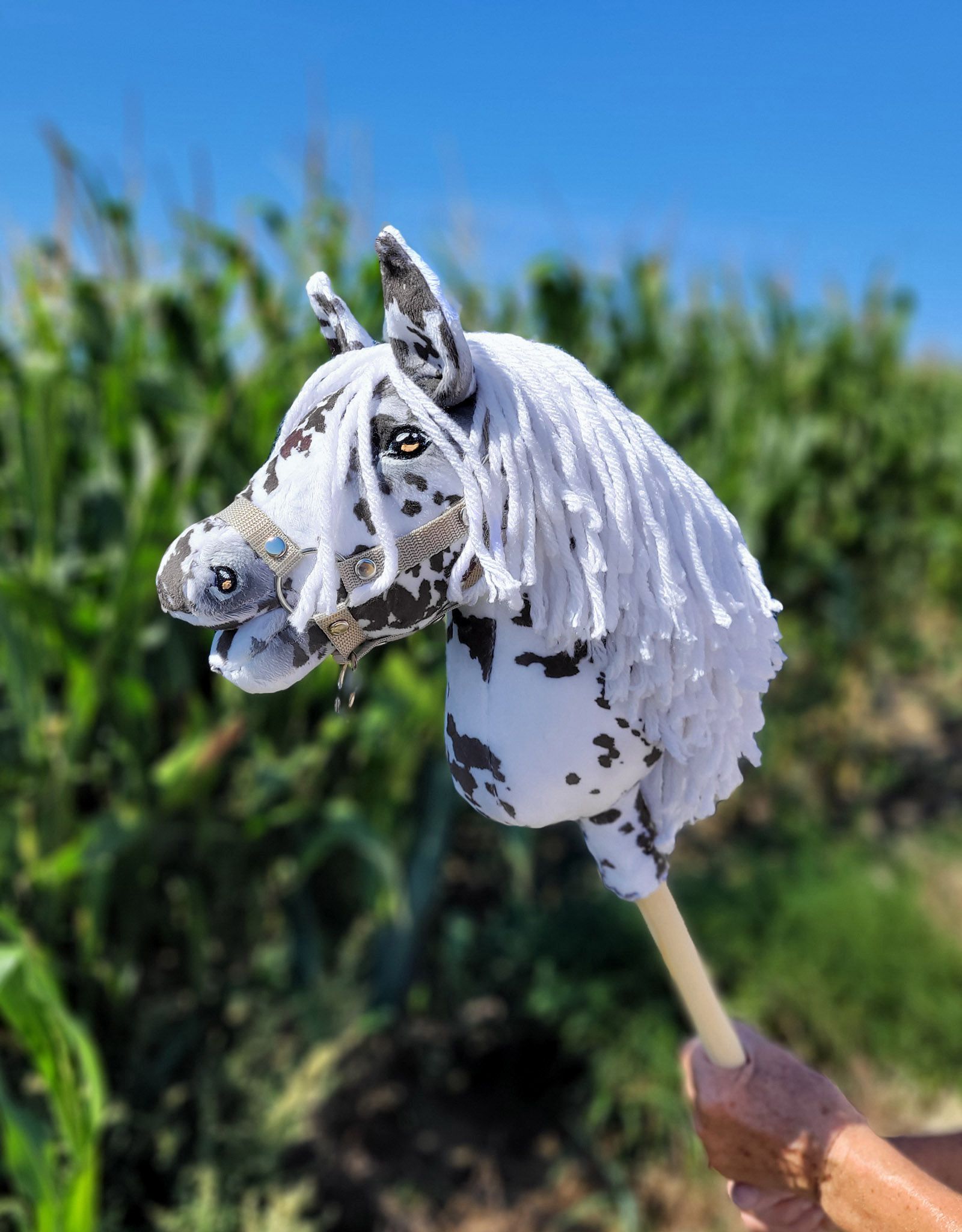 Super Hobby Horse Premium kepphobune A4 – leopard, valge lakk - Pilt 7