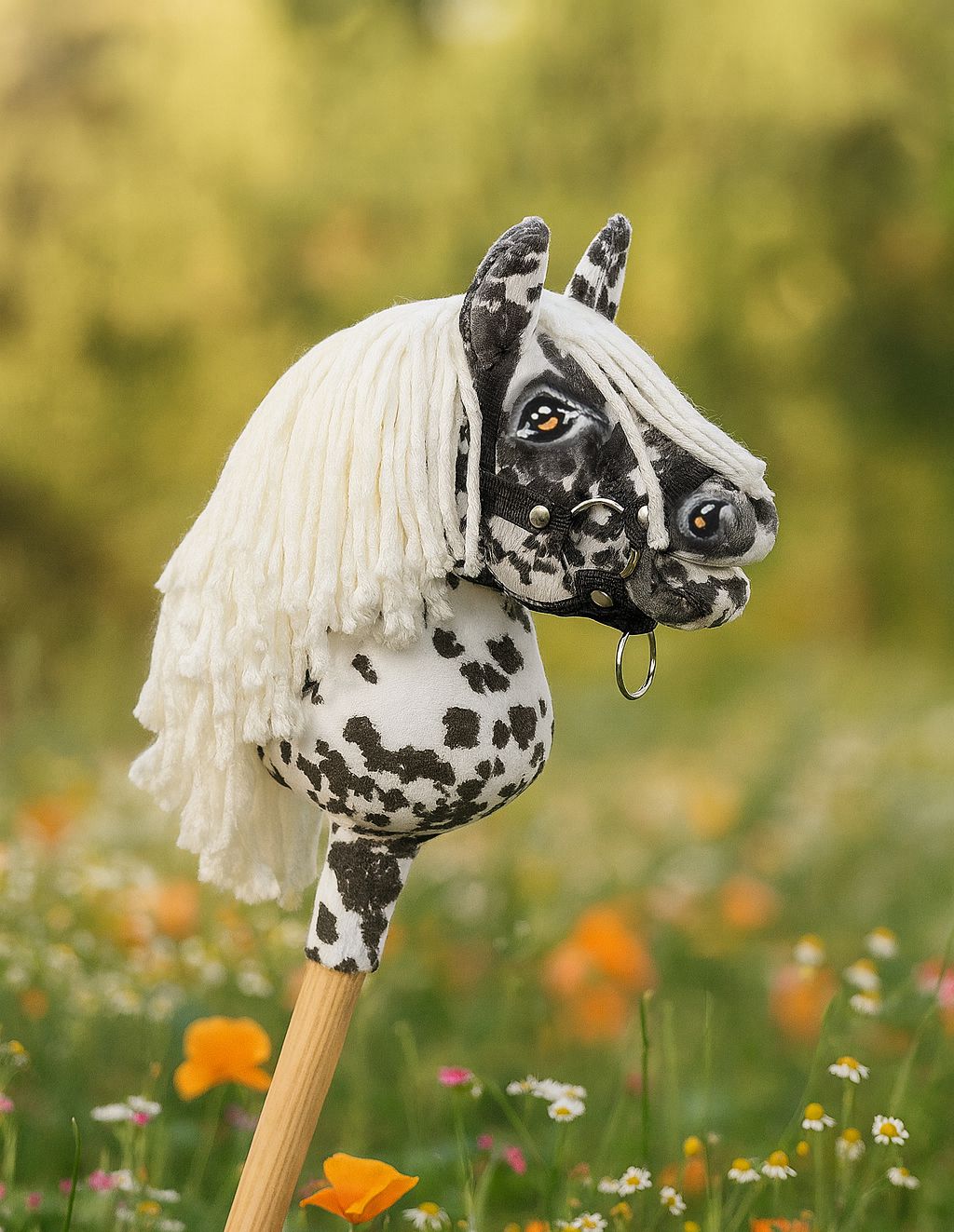 Super Hobby Horse Premium kepphobune A5 – leopard, valge lakk - Pilt 8