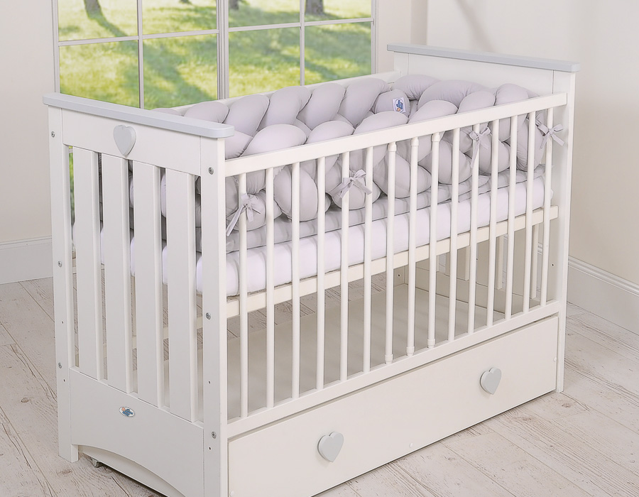 Puidust beebivoodi Lorenzo III 120 × 60 cm - Pilt 6
