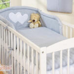 3-osaline beebivoodipesu komplekt Hanging Hearts