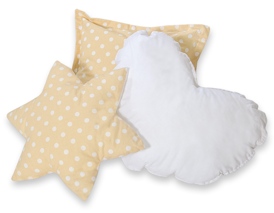 3-osaline dekoratiivpatjade komplekt lastele