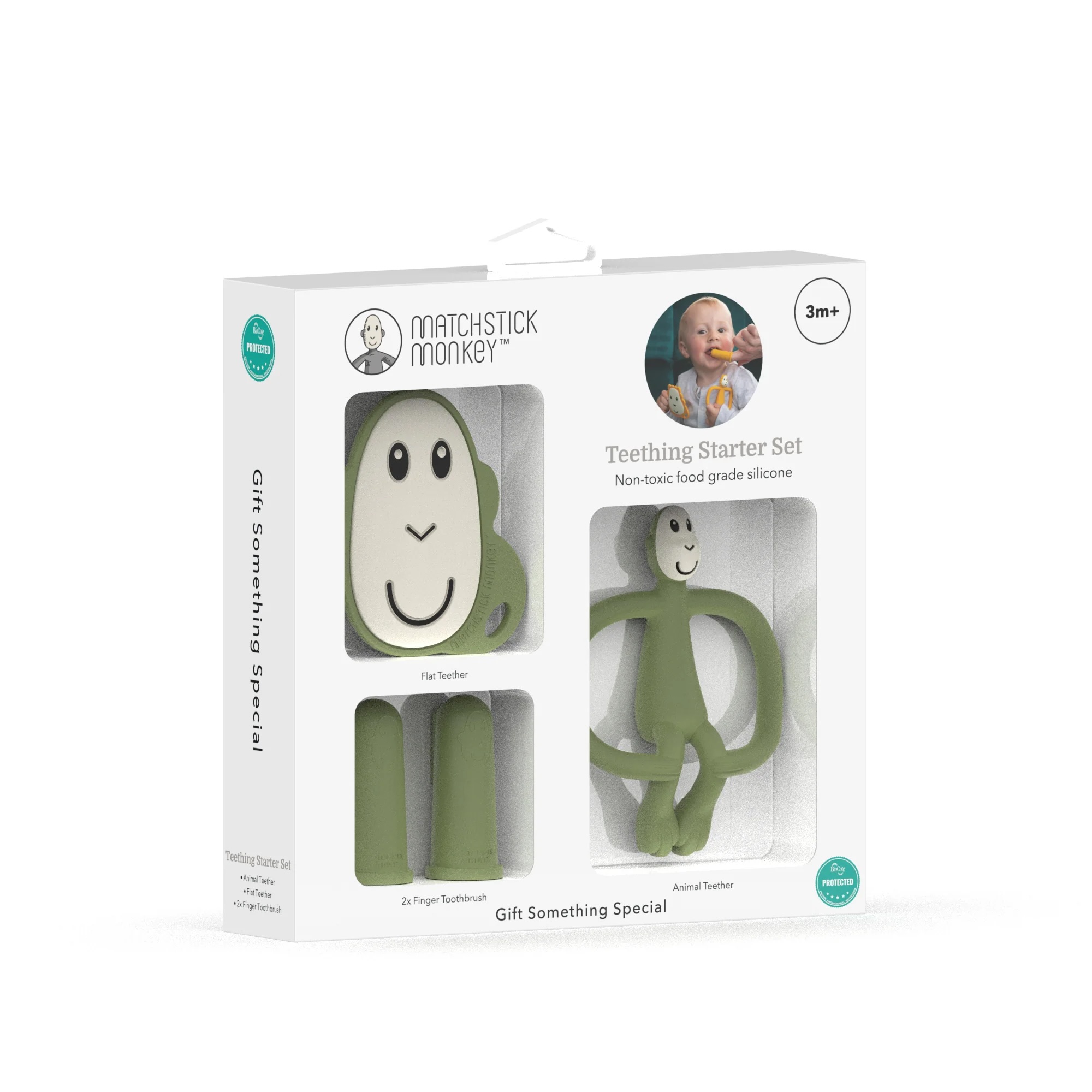 Matchstick Monkey Starter Set näpuhambahari ja närimislelud