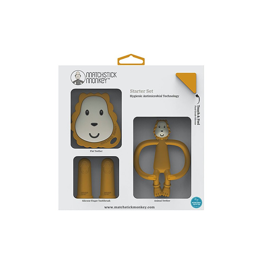 Matchstick Monkey Starter Set näpuhambahari ja närimislelud