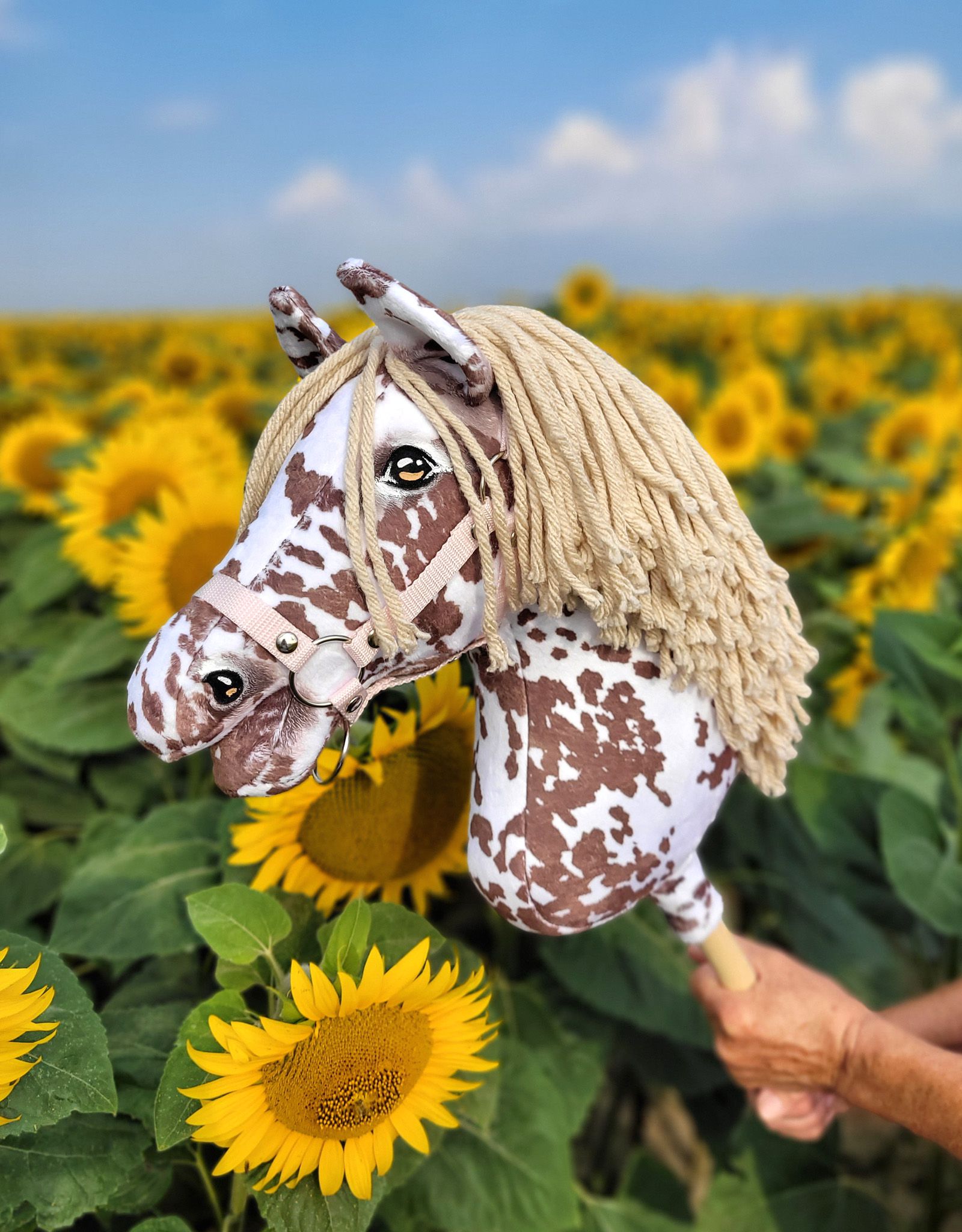 Super Hobby Horse Premium kepphobune A3 – leopard, beeži lakaga - Pilt 6