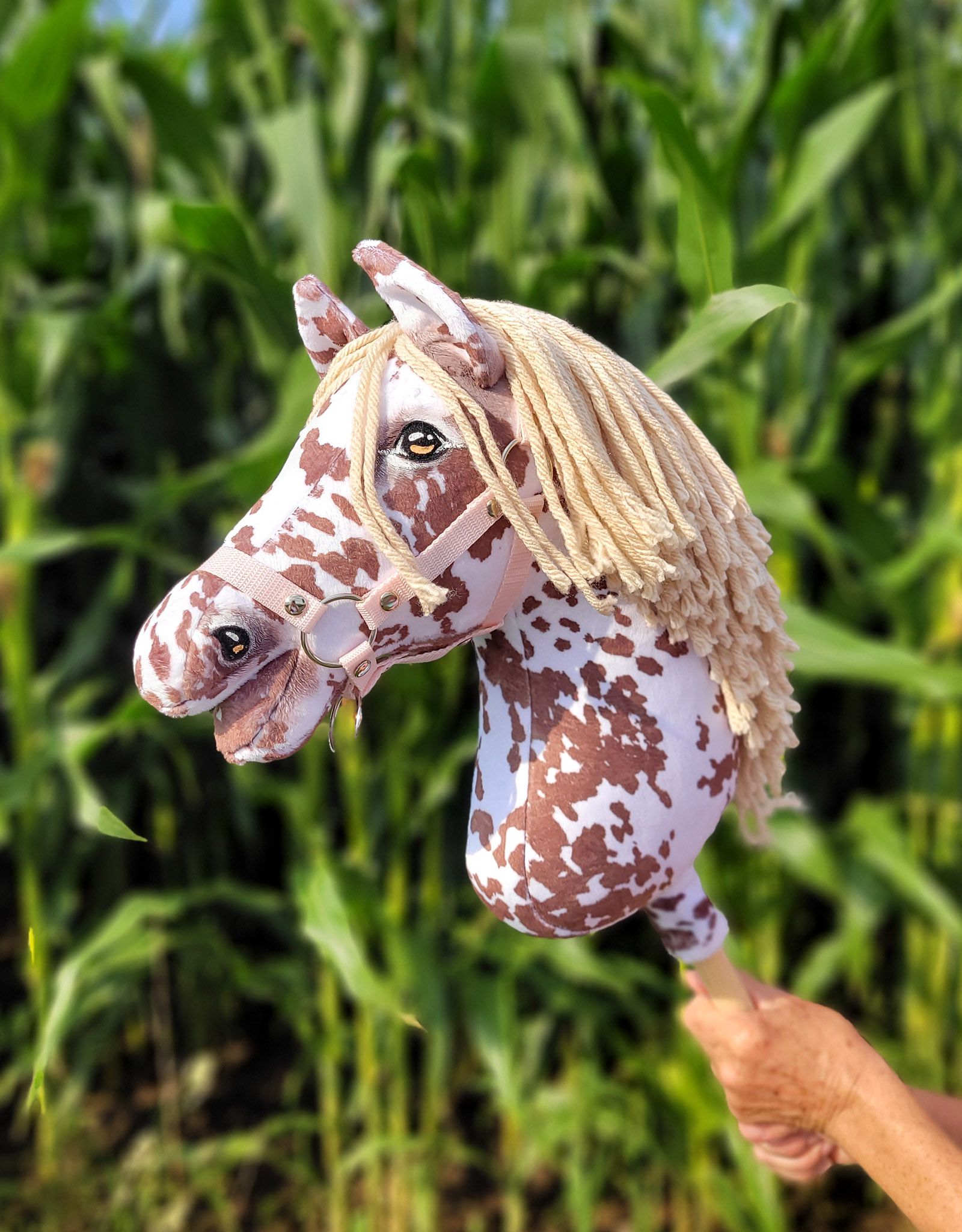 Super Hobby Horse Premium kepphobune A3 – leopard, beeži lakaga - Pilt 7