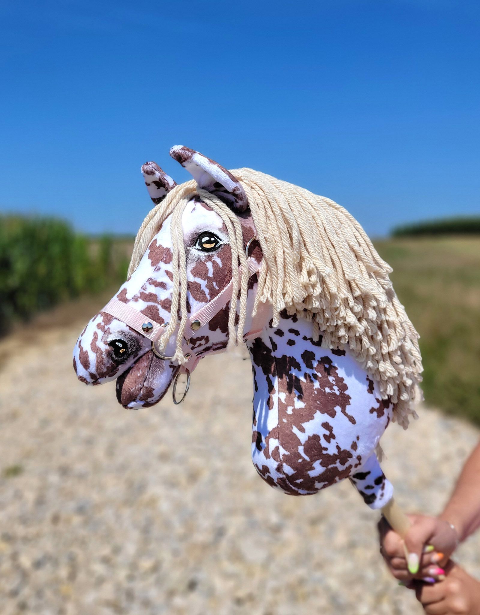 Super Hobby Horse Premium kepphobune A3 – leopard, beeži lakaga - Pilt 8