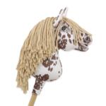 Super Hobby Horse Premium kepphobune A4 – pruun leopard, beež lakk
