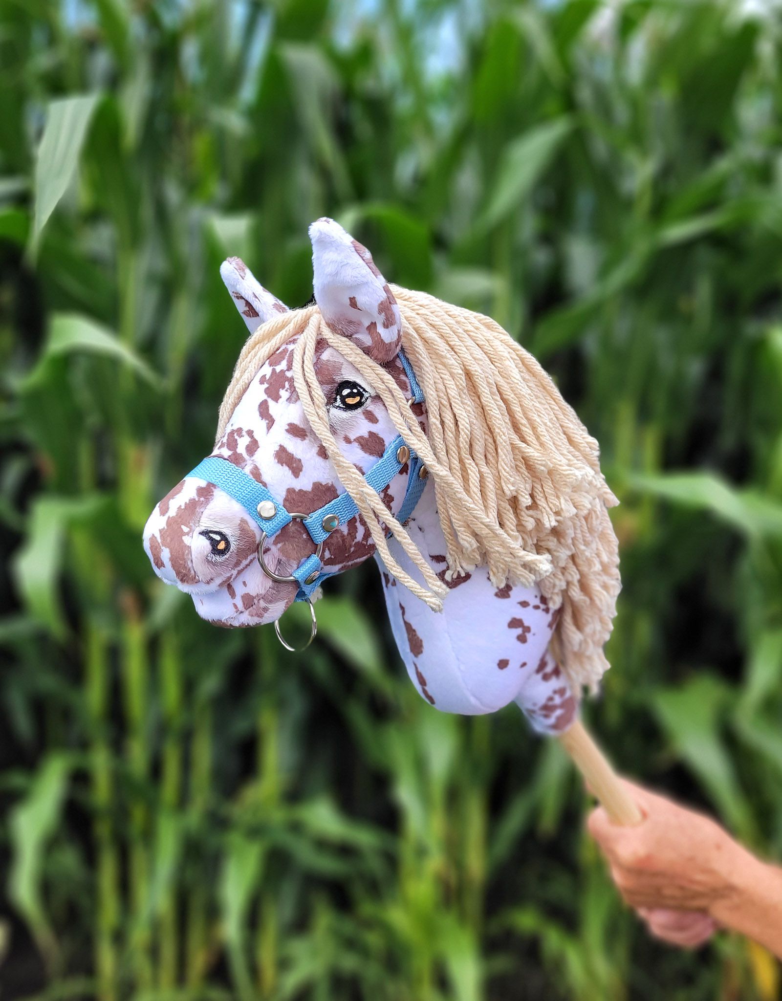 Super Hobby Horse Premium kepphobune A4 – pruun leopard, beež lakk - Pilt 6