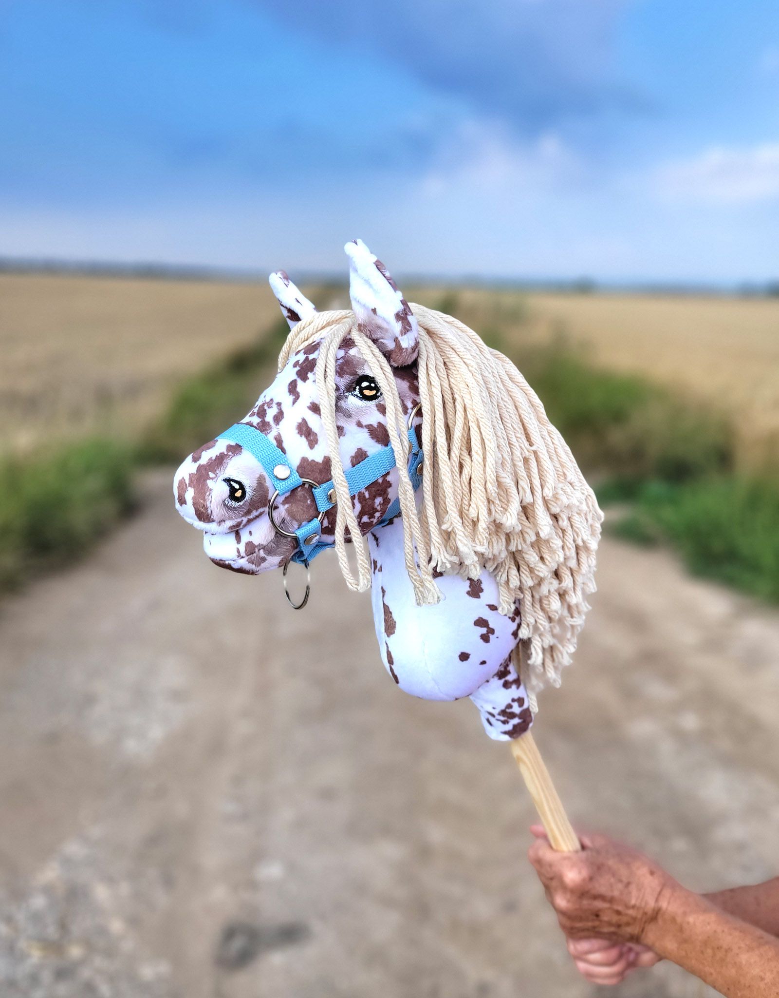 Super Hobby Horse Premium kepphobune A4 – pruun leopard, beež lakk - Pilt 7