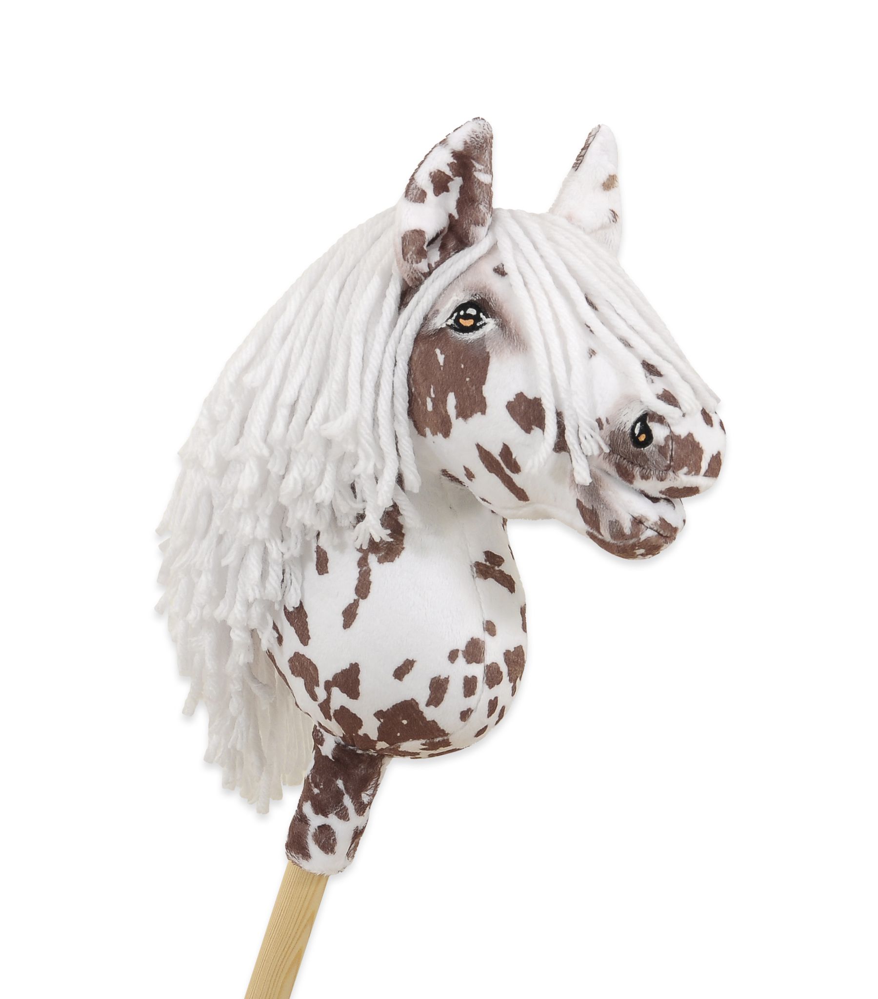 Super Hobby Horse Premium kepphobune A4 – pruun leopard, valge lakk - Pilt 2