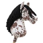 Super Hobby Horse Premium kepphobune A3 – pruun leopard, must lakk