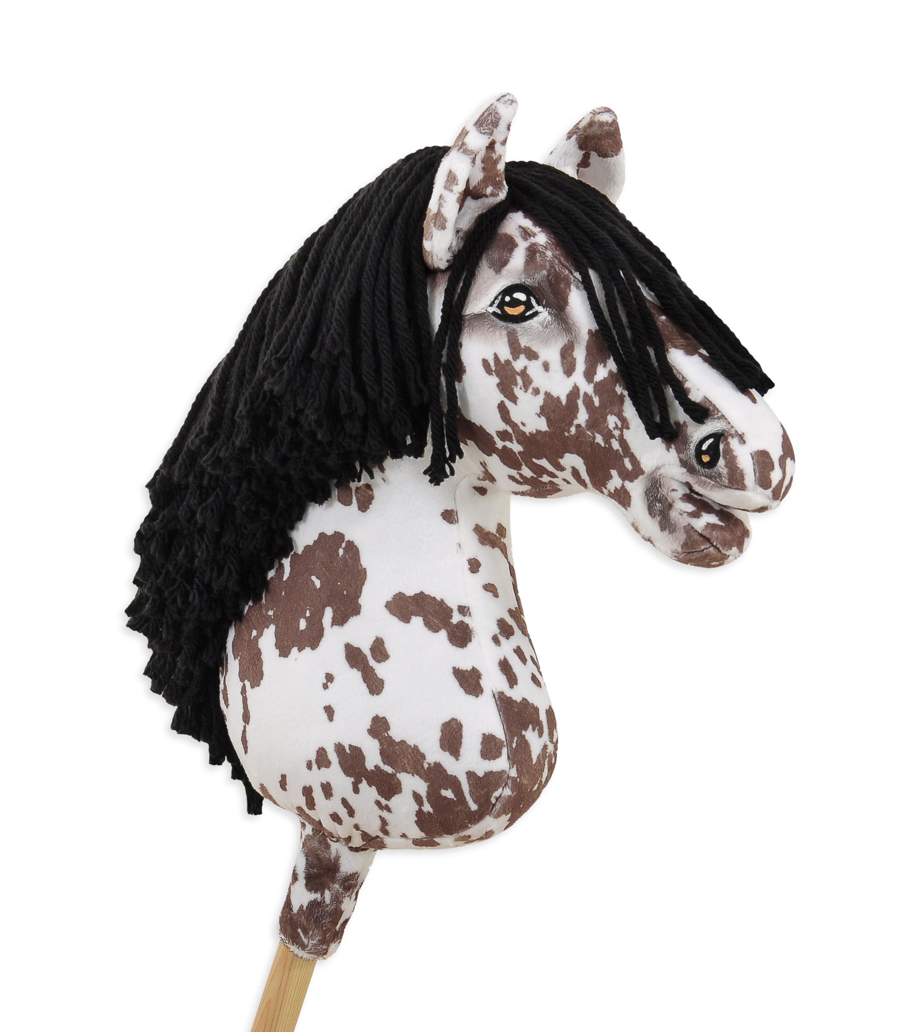Super Hobby Horse Premium kepphobune A3 – pruun leopard, must lakk