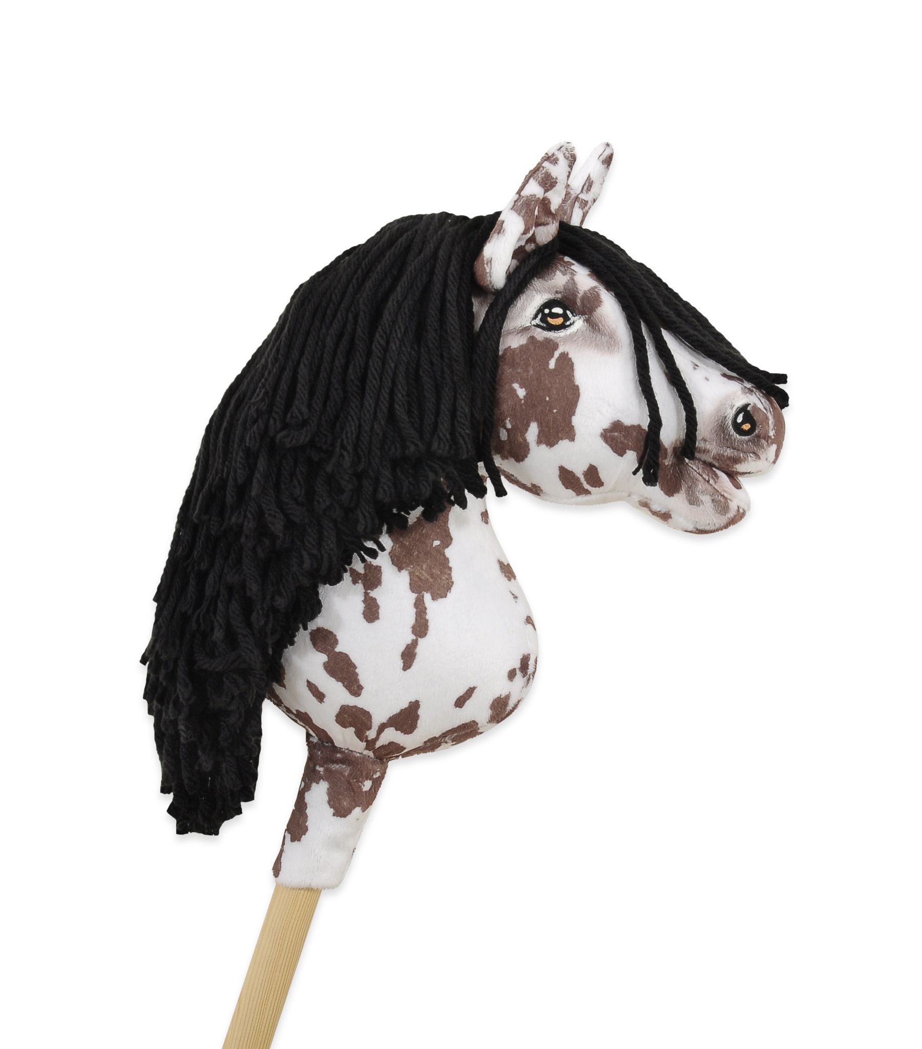 Super Hobby Horse Premium kepphobune A4 – leopard, must lakk