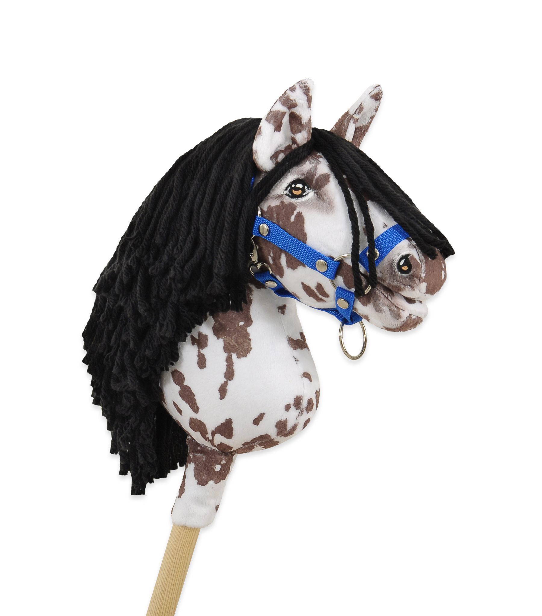 Super Hobby Horse Premium kepphobune A4 – leopard, must lakk - Pilt 3