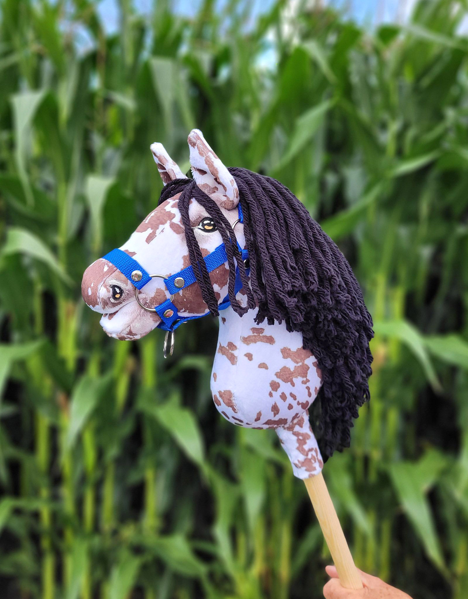 Super Hobby Horse Premium kepphobune A4 – leopard, must lakk - Pilt 6