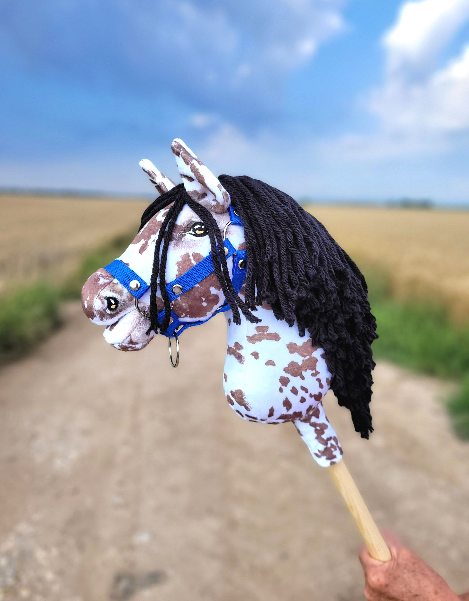 Super Hobby Horse Premium kepphobune A4 – leopard, must lakk - Pilt 7