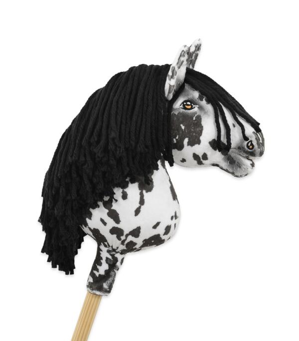 Super Hobby Horse Premium kepphobune A4 – leopard, must lakk