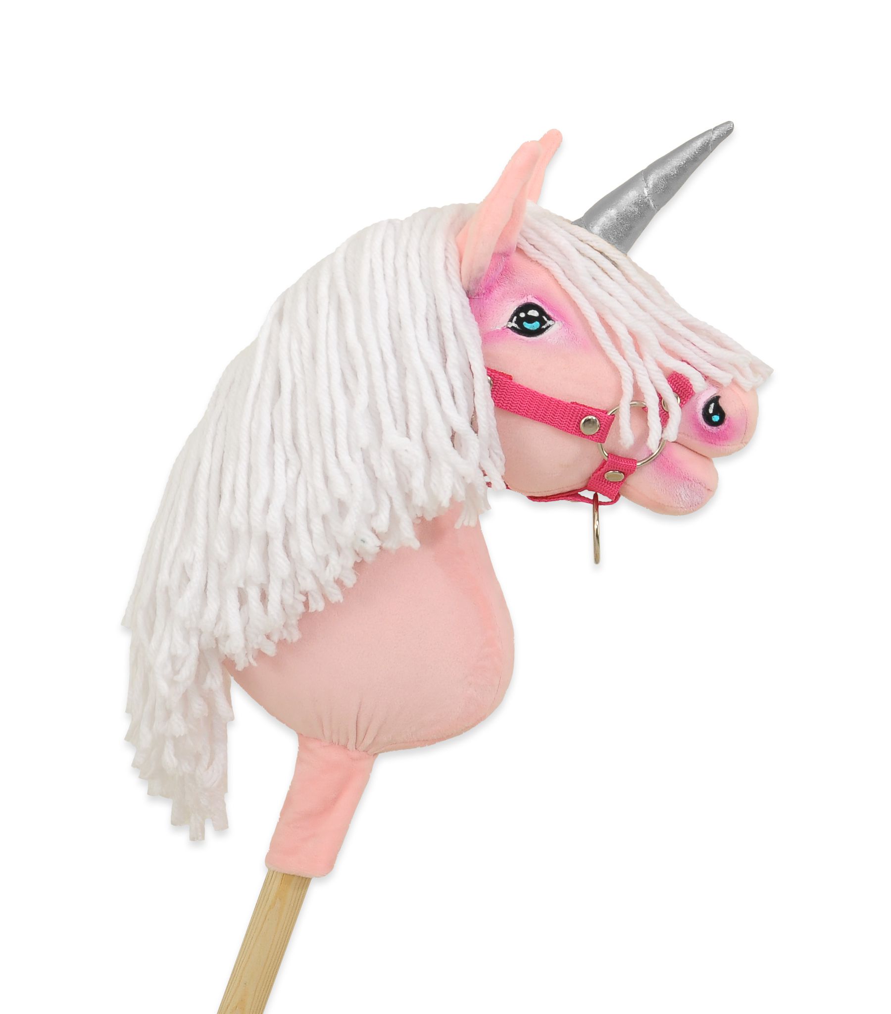 Super Hobby Horse ükssarvik A4 – roosa, valge lakk, hõbedane sarv - Pilt 2