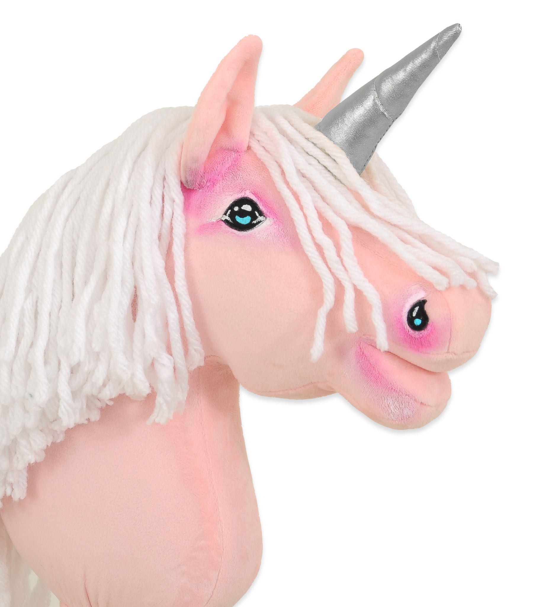 Super Hobby Horse ükssarvik A4 – roosa, valge lakk, hõbedane sarv - Pilt 5