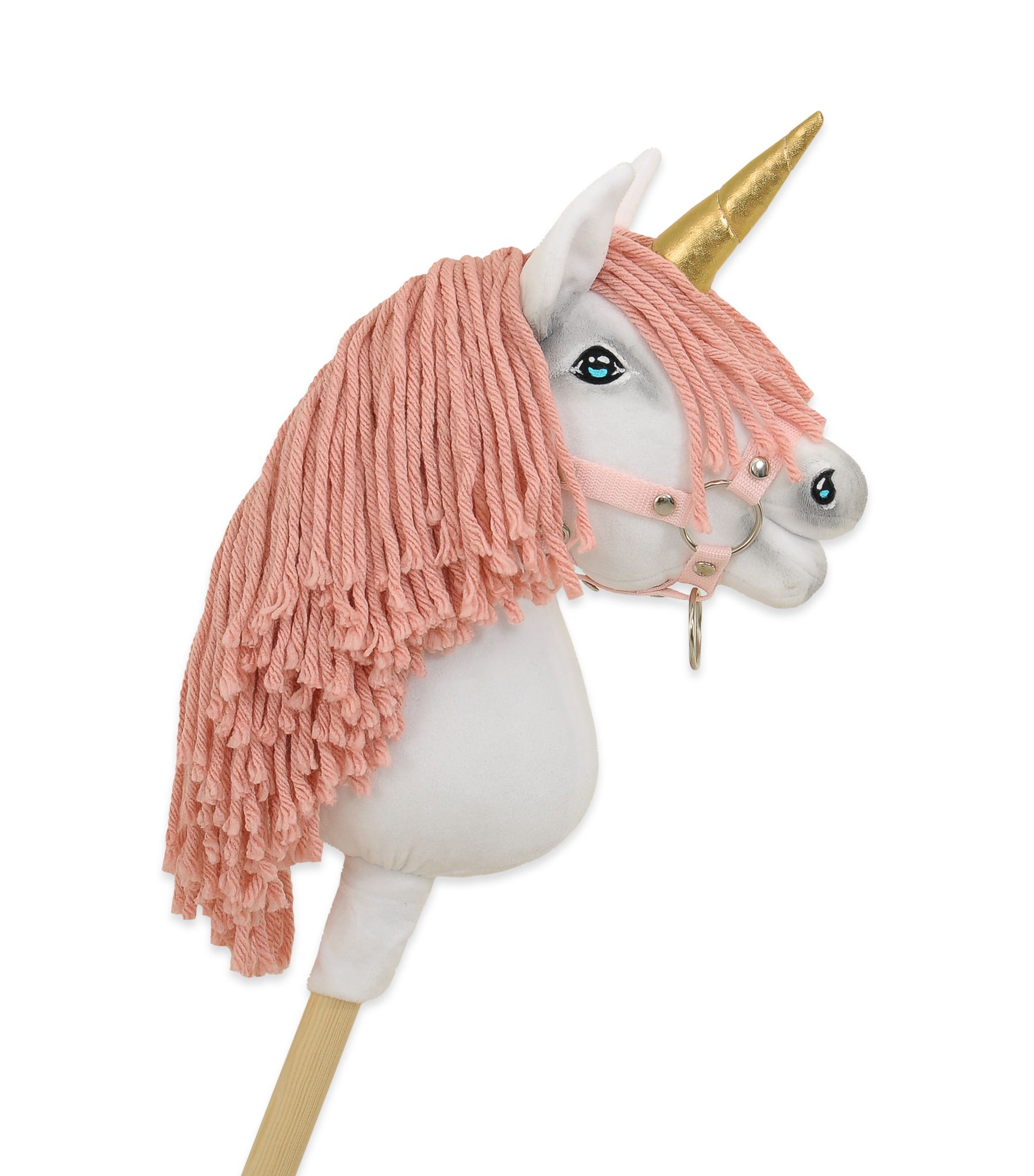 Super Hobby Horse ükssarvik A4 – valge, pastellroosa lakk, kuldne sarv - Pilt 2