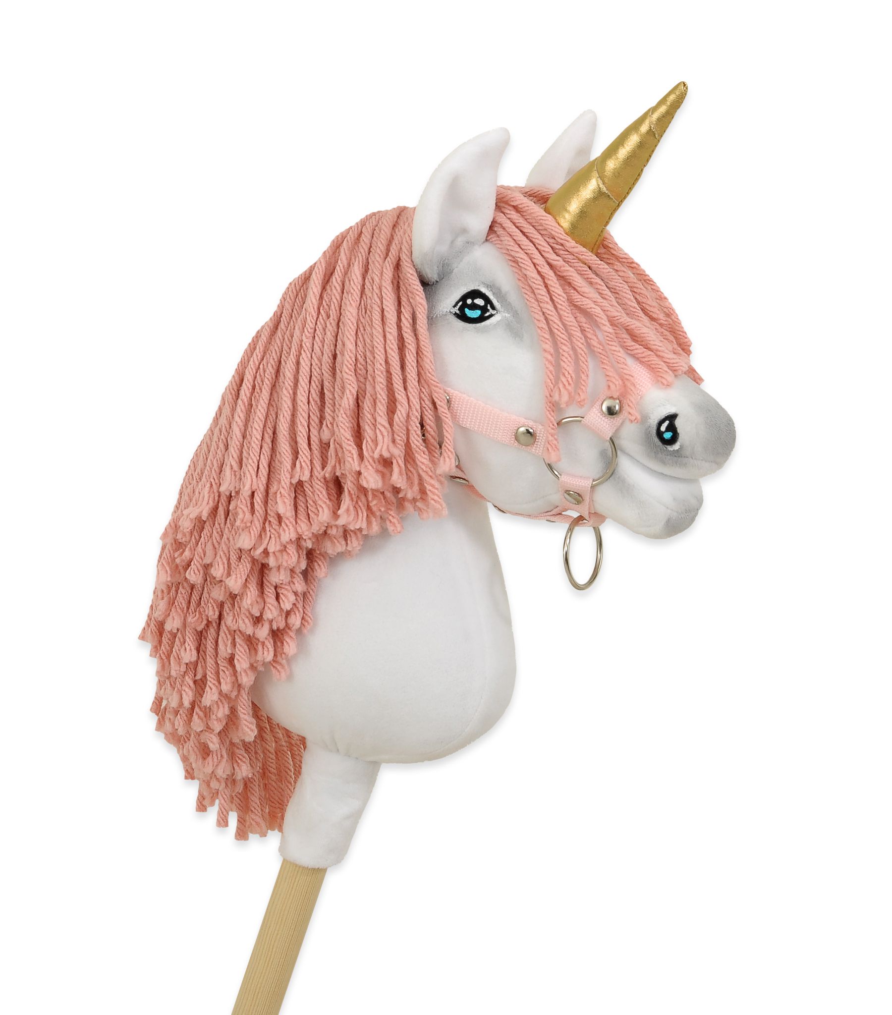 Super Hobby Horse ükssarvik A4 – valge, pastellroosa lakk, kuldne sarv - Pilt 3