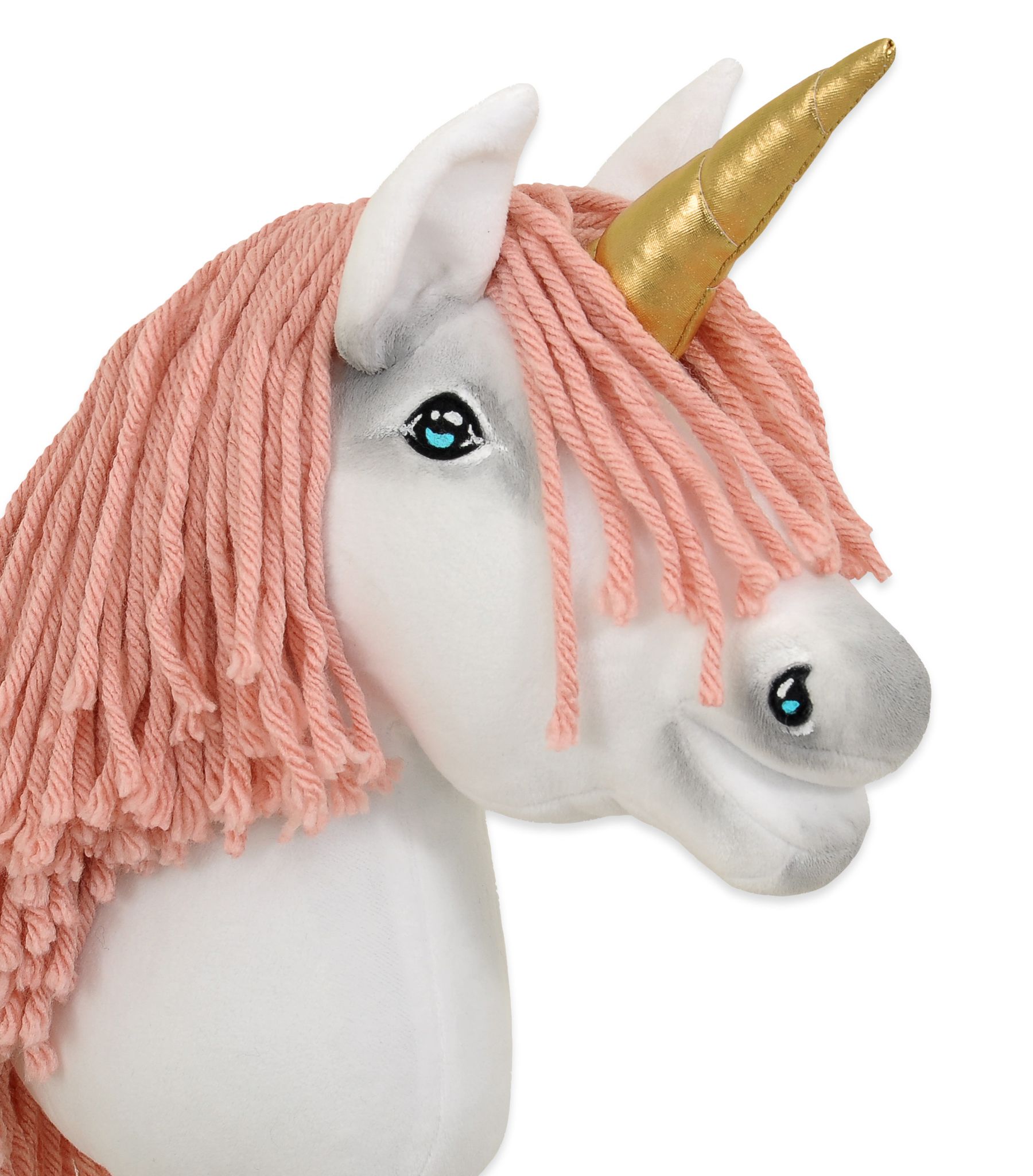 Super Hobby Horse ükssarvik A4 – valge, pastellroosa lakk, kuldne sarv - Pilt 5