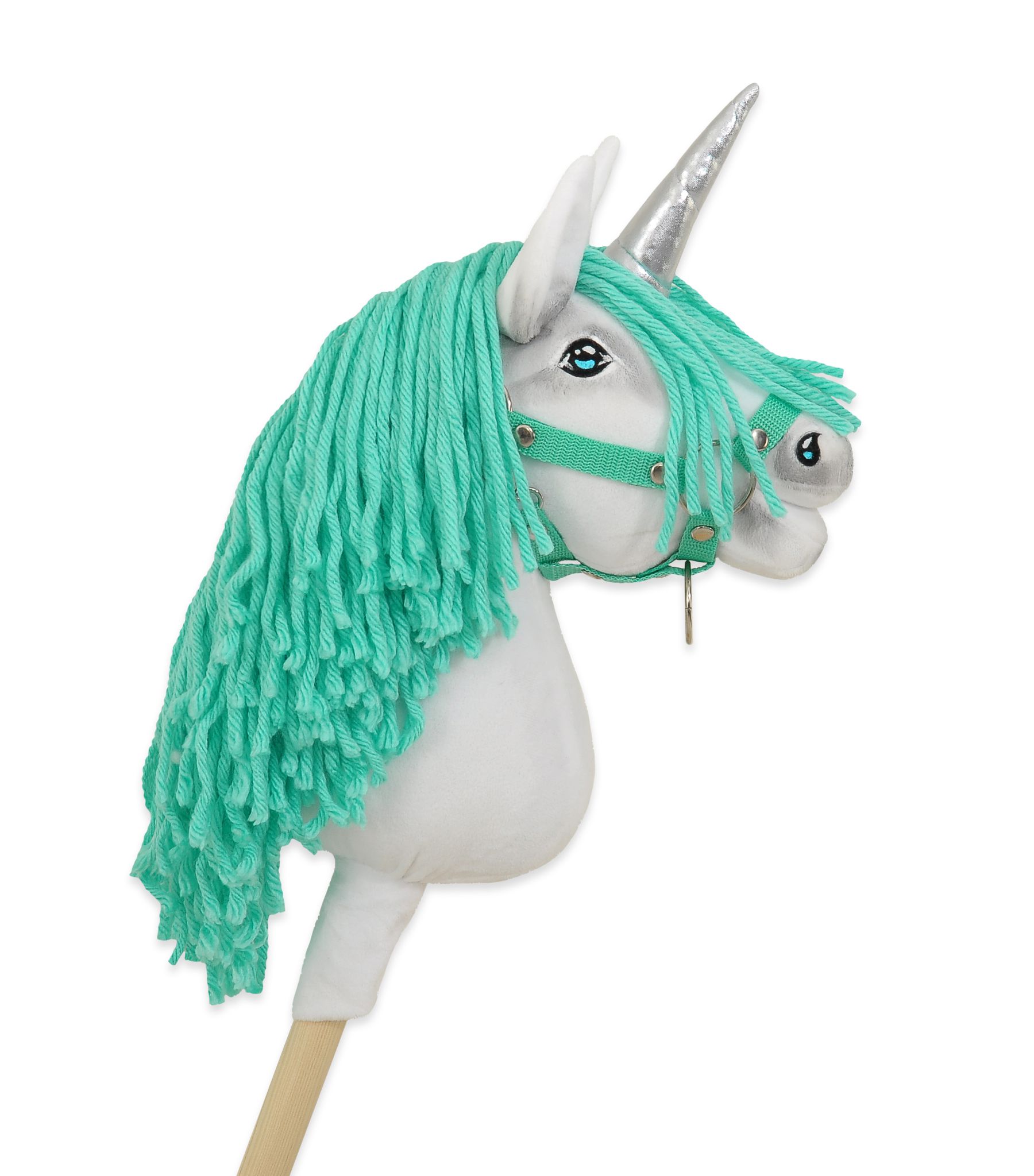 Super Hobby Horse ükssarvik A4 – valge, mündirohelise lakaga - Pilt 2