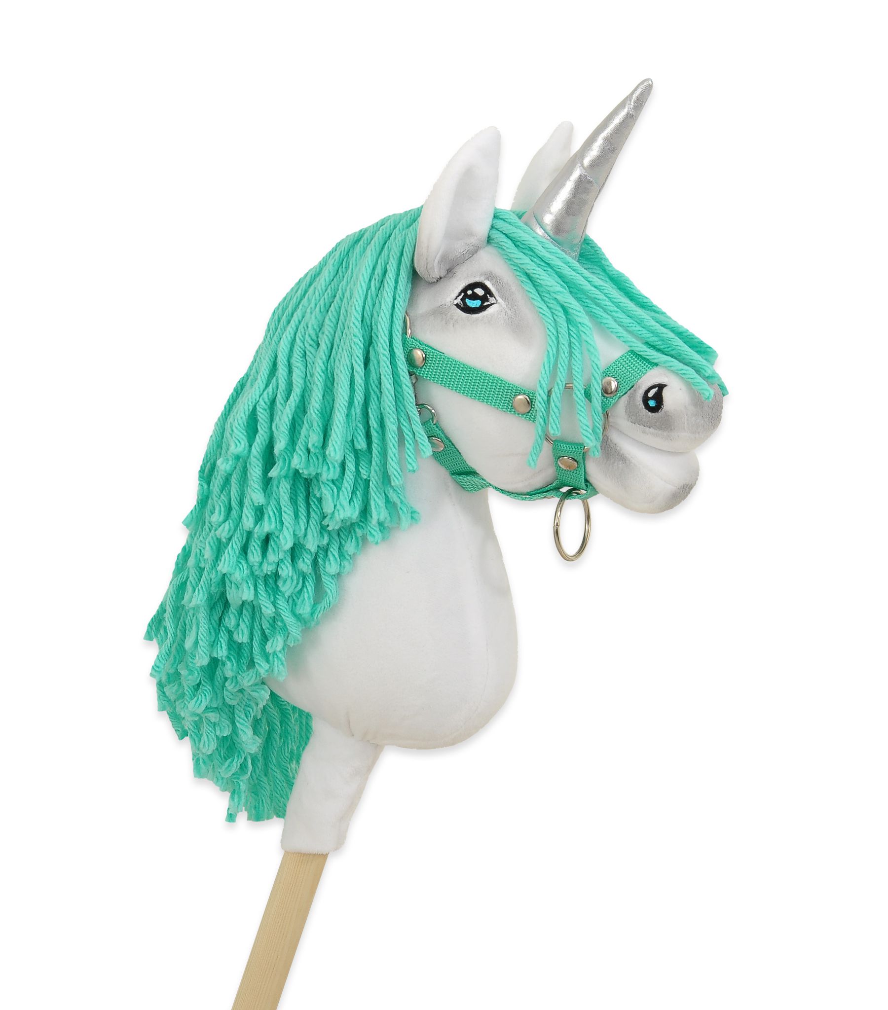 Super Hobby Horse ükssarvik A4 – valge, mündirohelise lakaga - Pilt 3