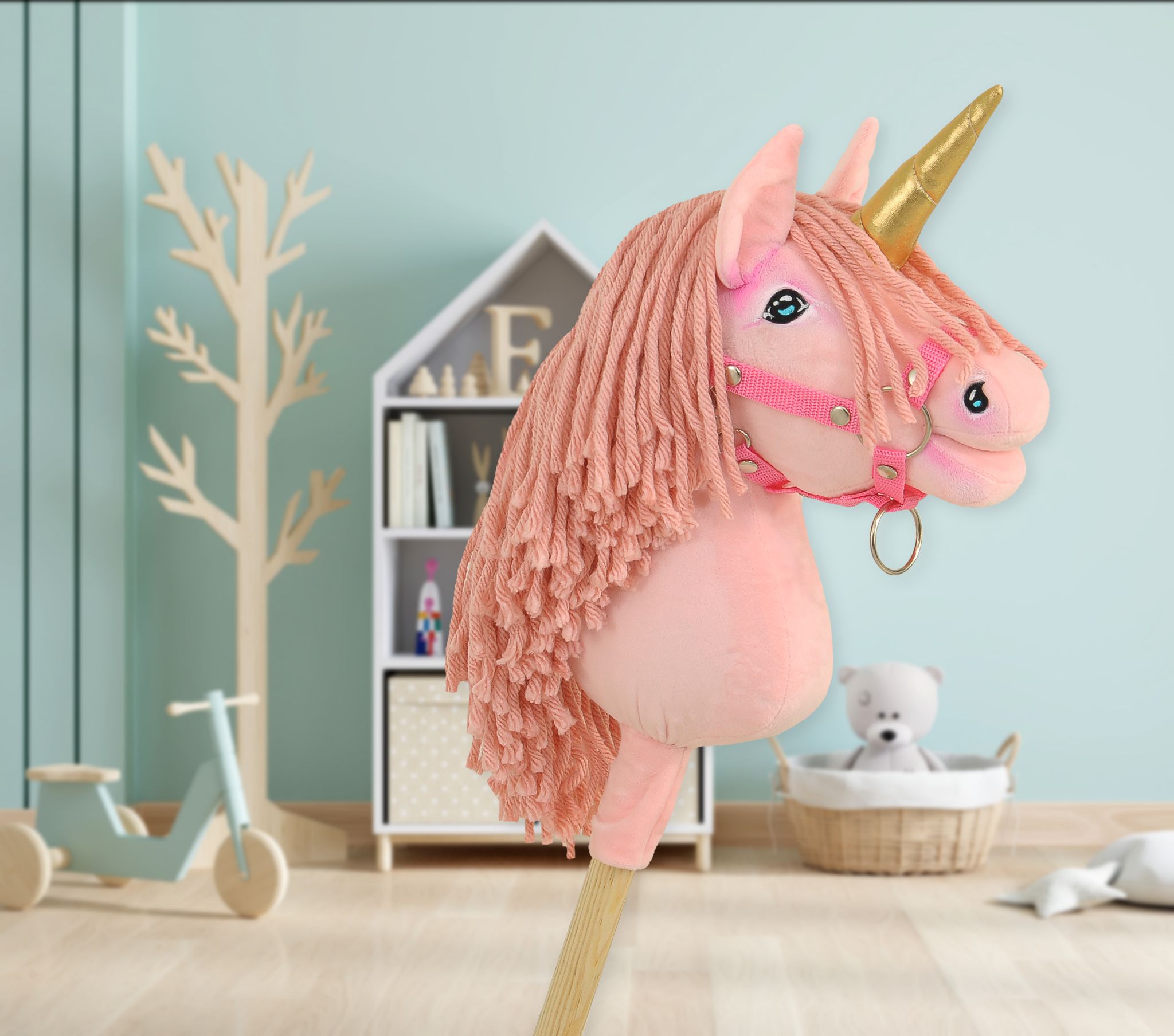 Super Hobby Horse ükssarvik A4 – roosa - Pilt 5