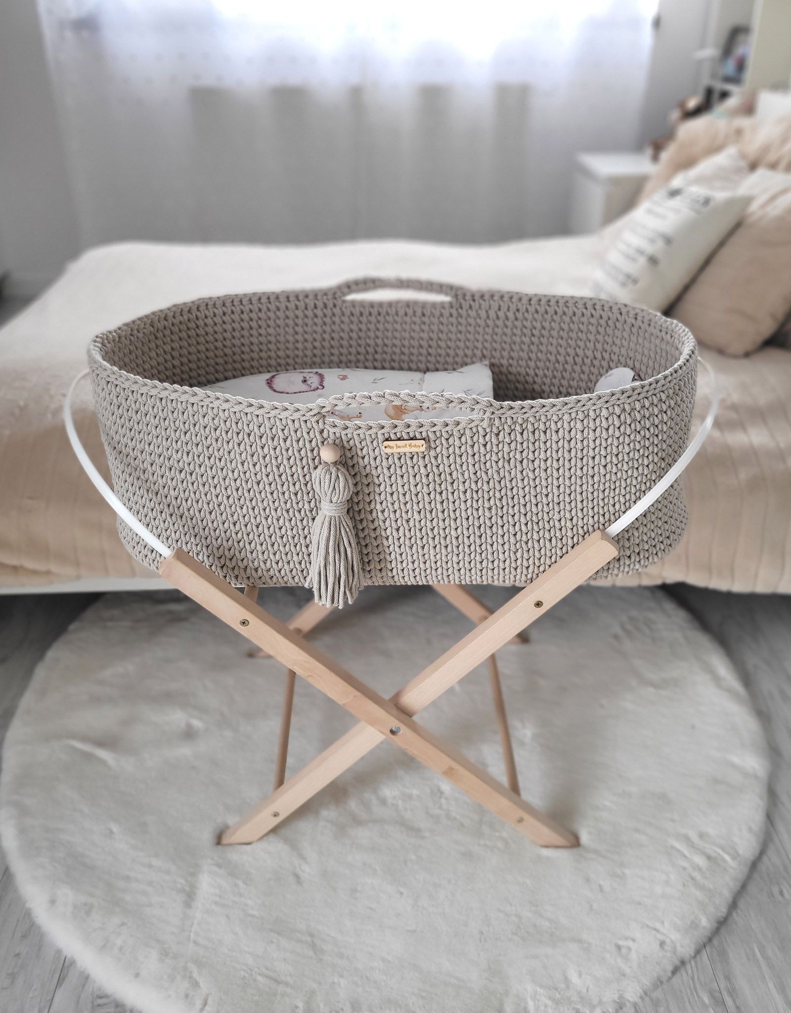 BOHO puuvillane beebikorv alusega - Pilt 4