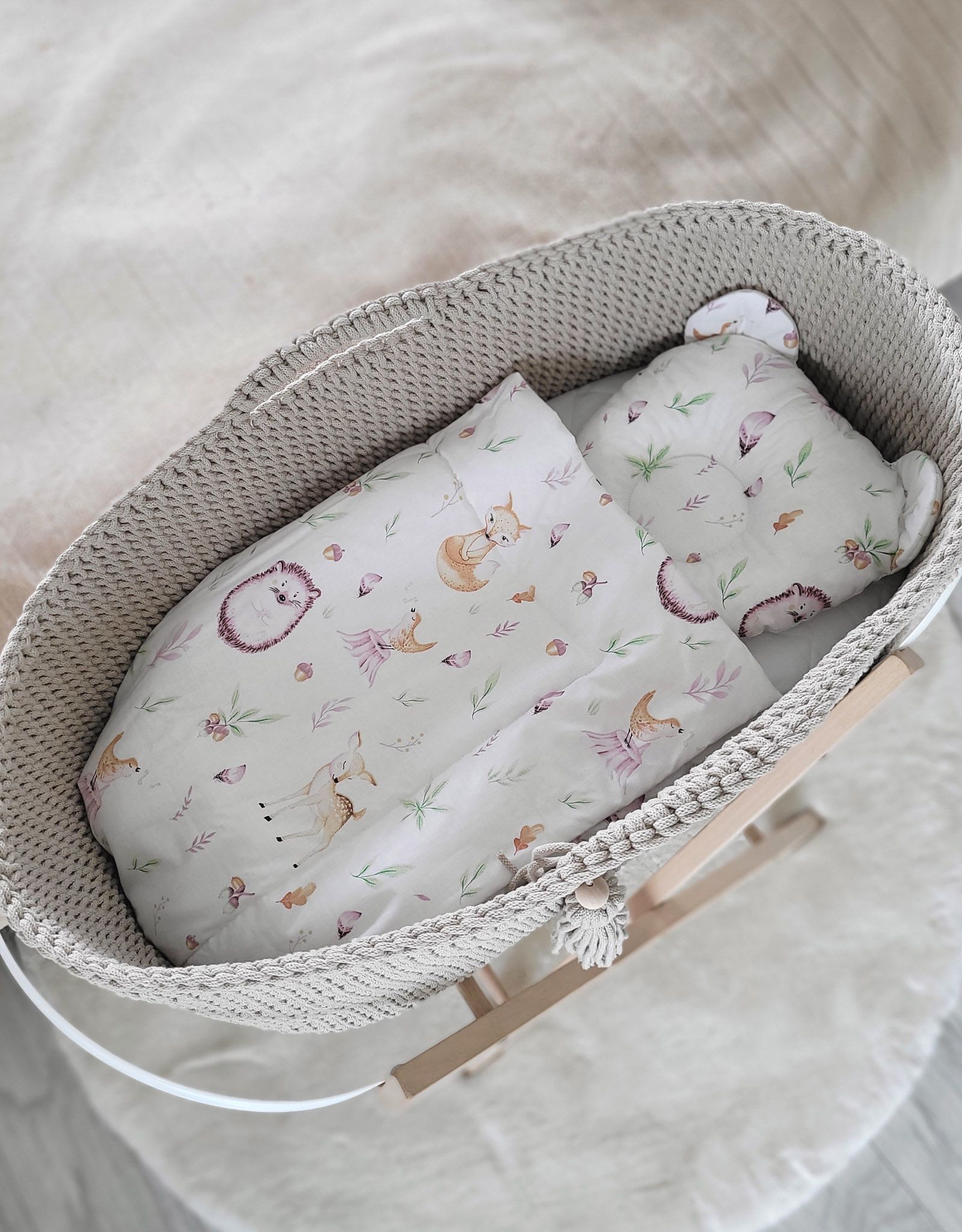 BOHO puuvillane beebikorv alusega - Pilt 5