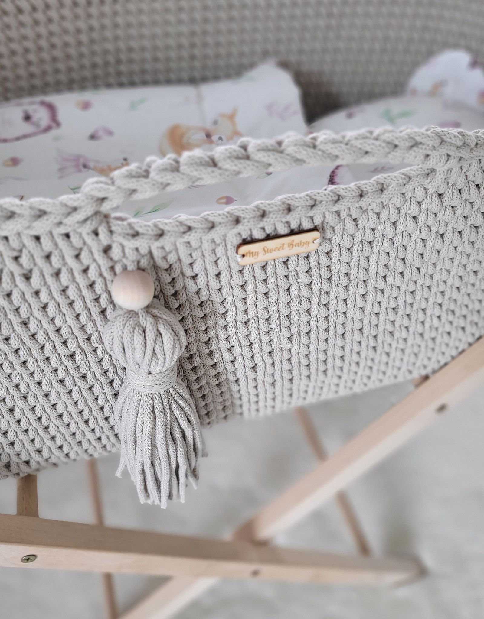 BOHO puuvillane beebikorv alusega - Pilt 6