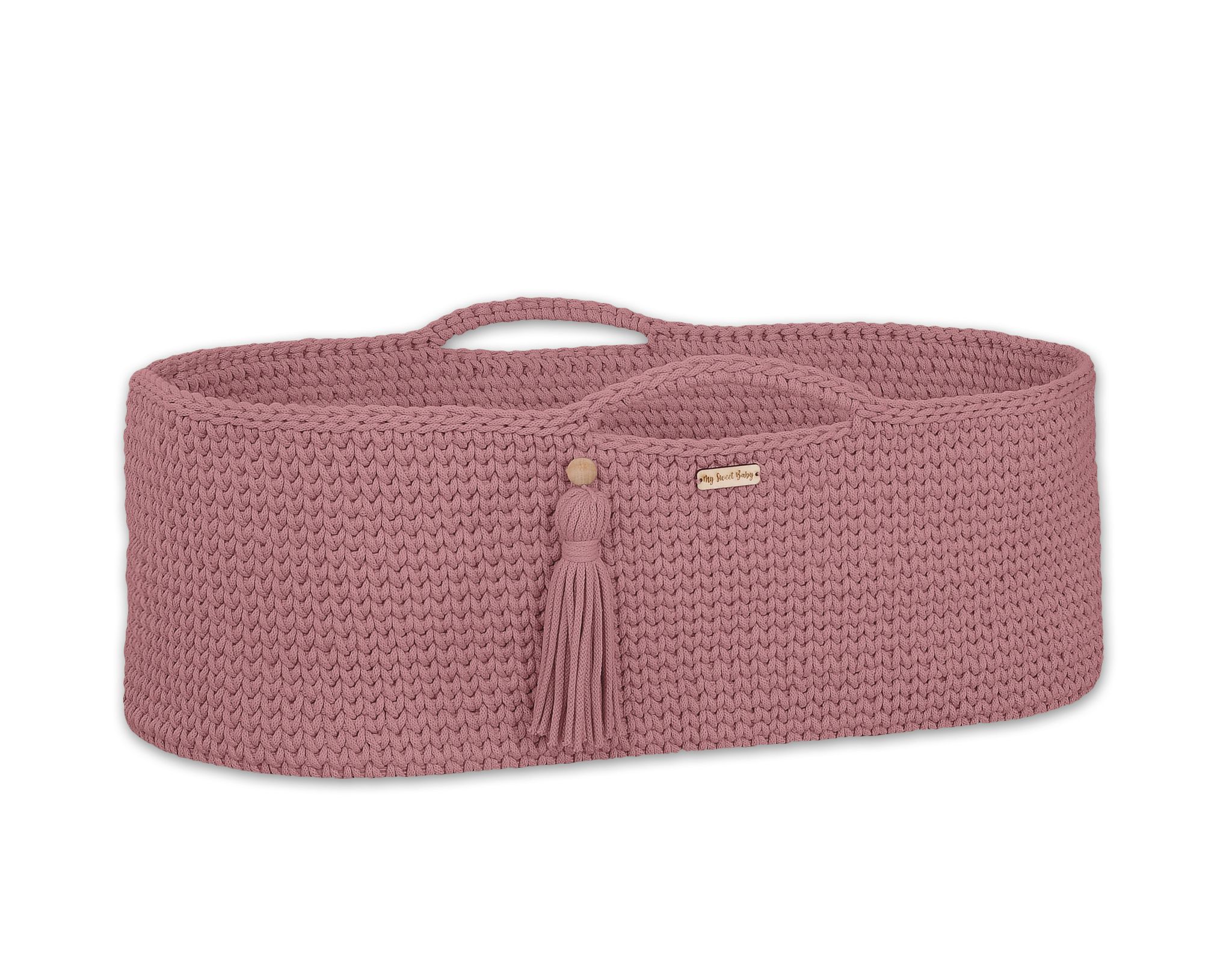 BOHO puuvillane beebikorv madratsiga – heleroosa - Pilt 5