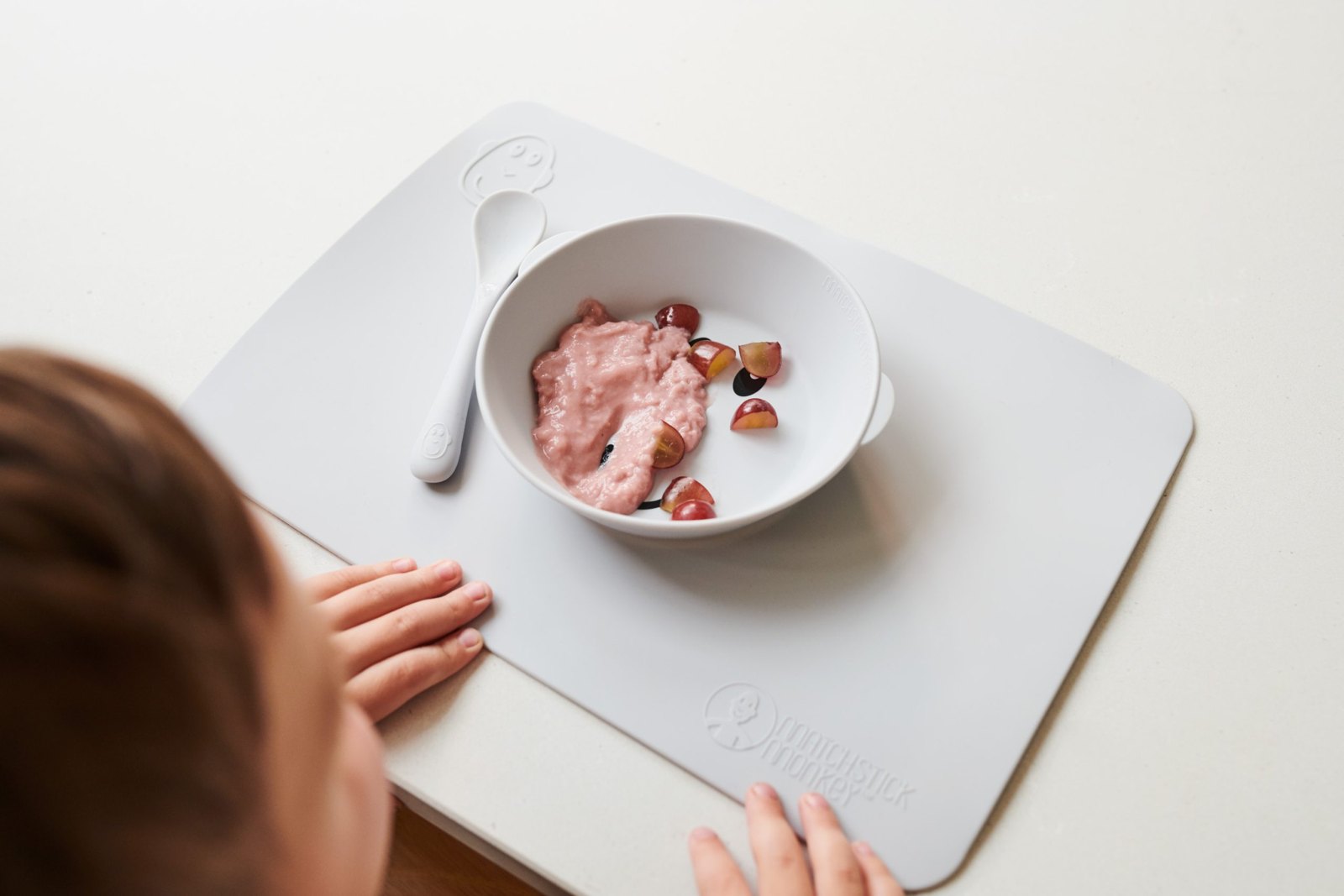 Matchstick Monkey Mealtime söögikauss libisemiskindla matiga
