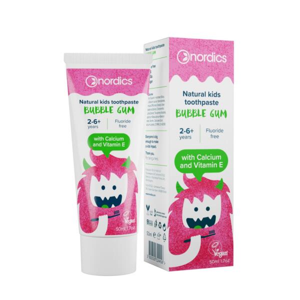 Nordics looduslik hambapasta lastele, 2–6 a, 50 ml