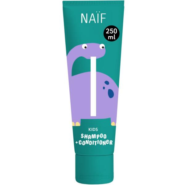 NAÏF 2-in-1 šampoon ja palsam lastele 250 ml