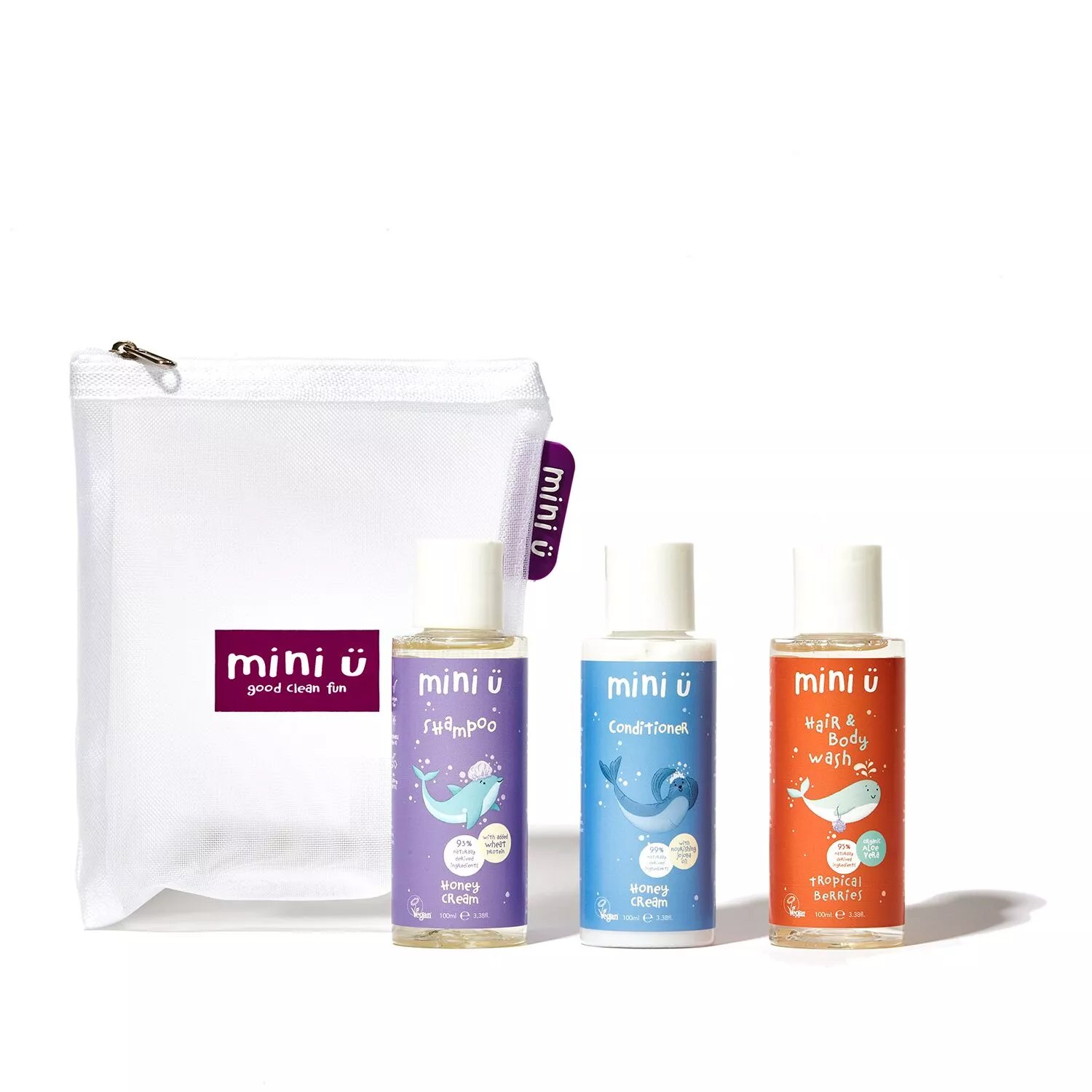 Mini-U reisikomplekt, 3 × 100 ml