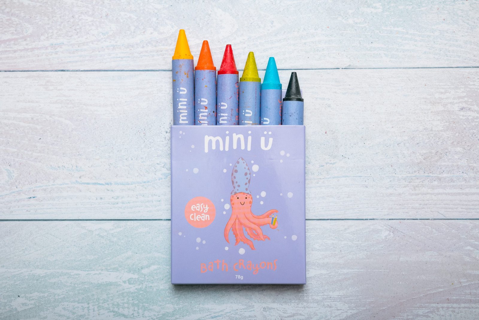 Mini-U plastikuvabad vannikriidid 96 g