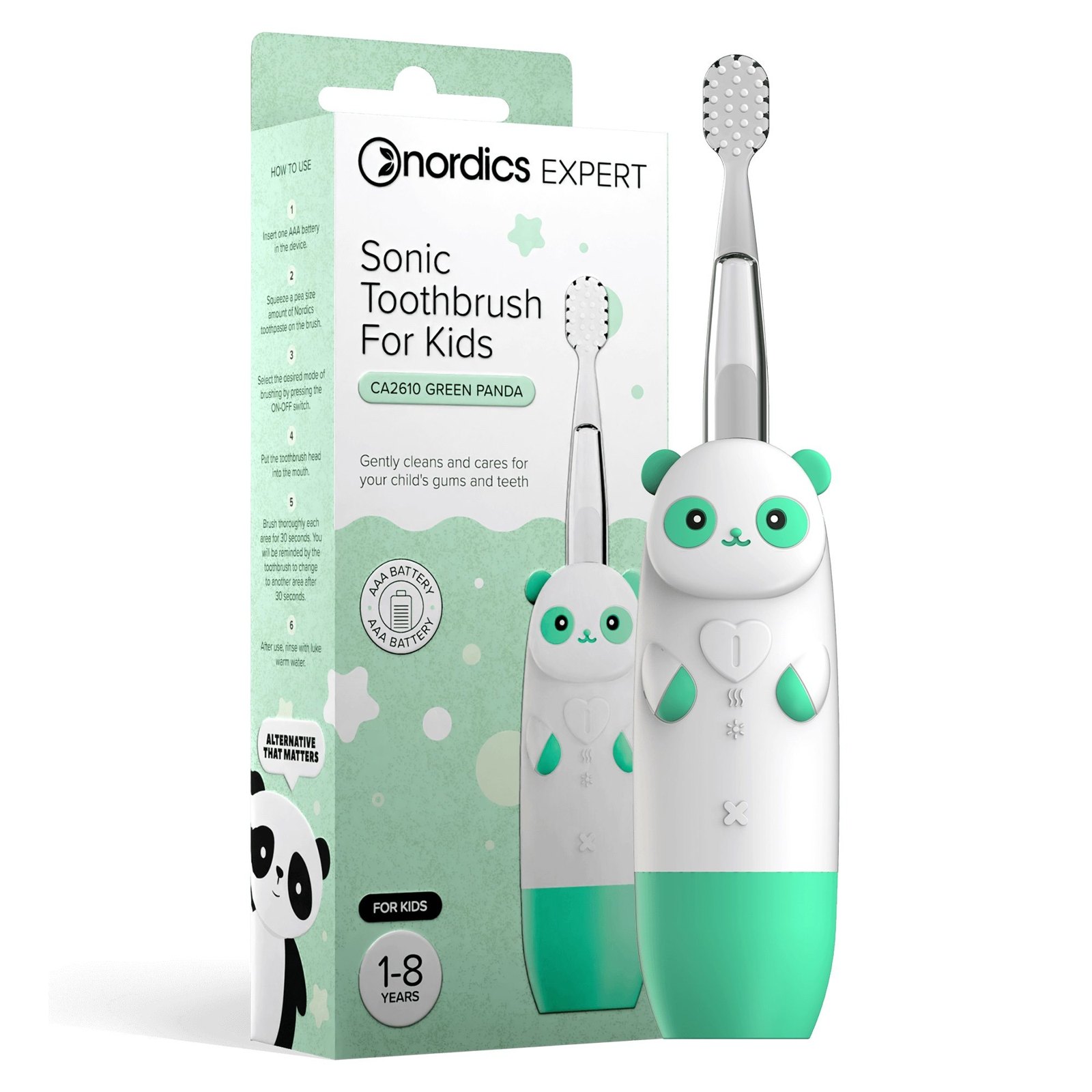 Nordics Kids Sonic elektriline hambahari, 1–8-aastastele