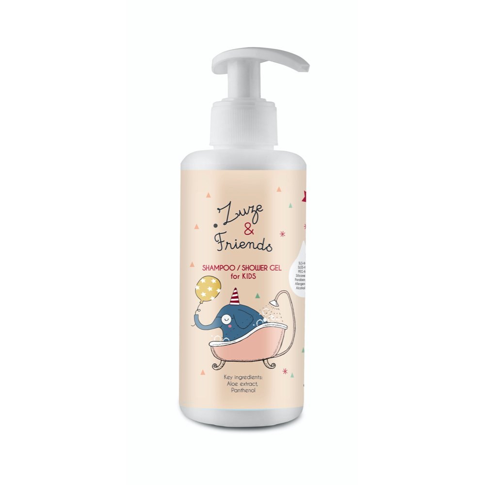 Zuze & Friends šampoon ja pesugeel lastele 250 ml