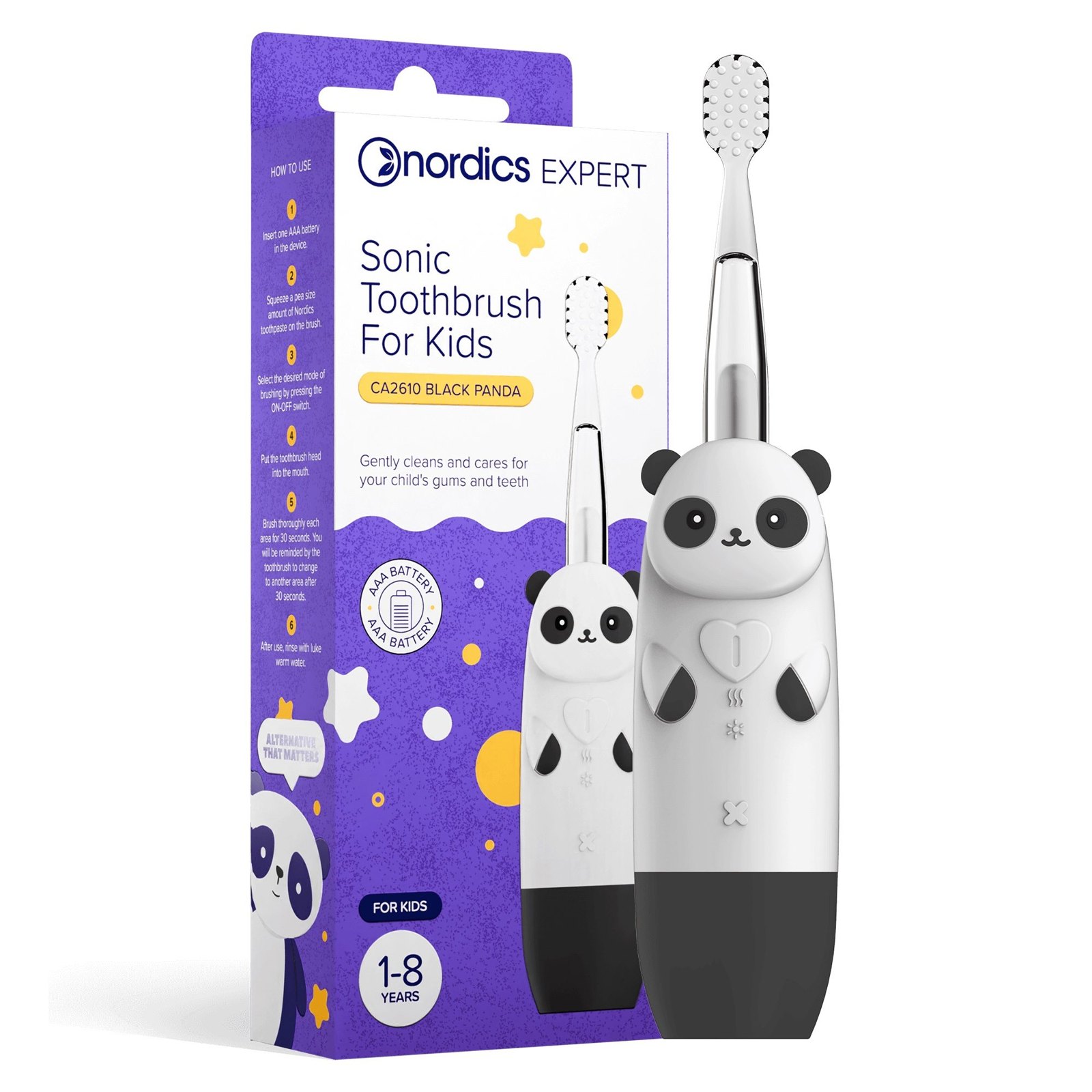Nordics Kids Sonic elektriline hambahari, 1–8-aastastele