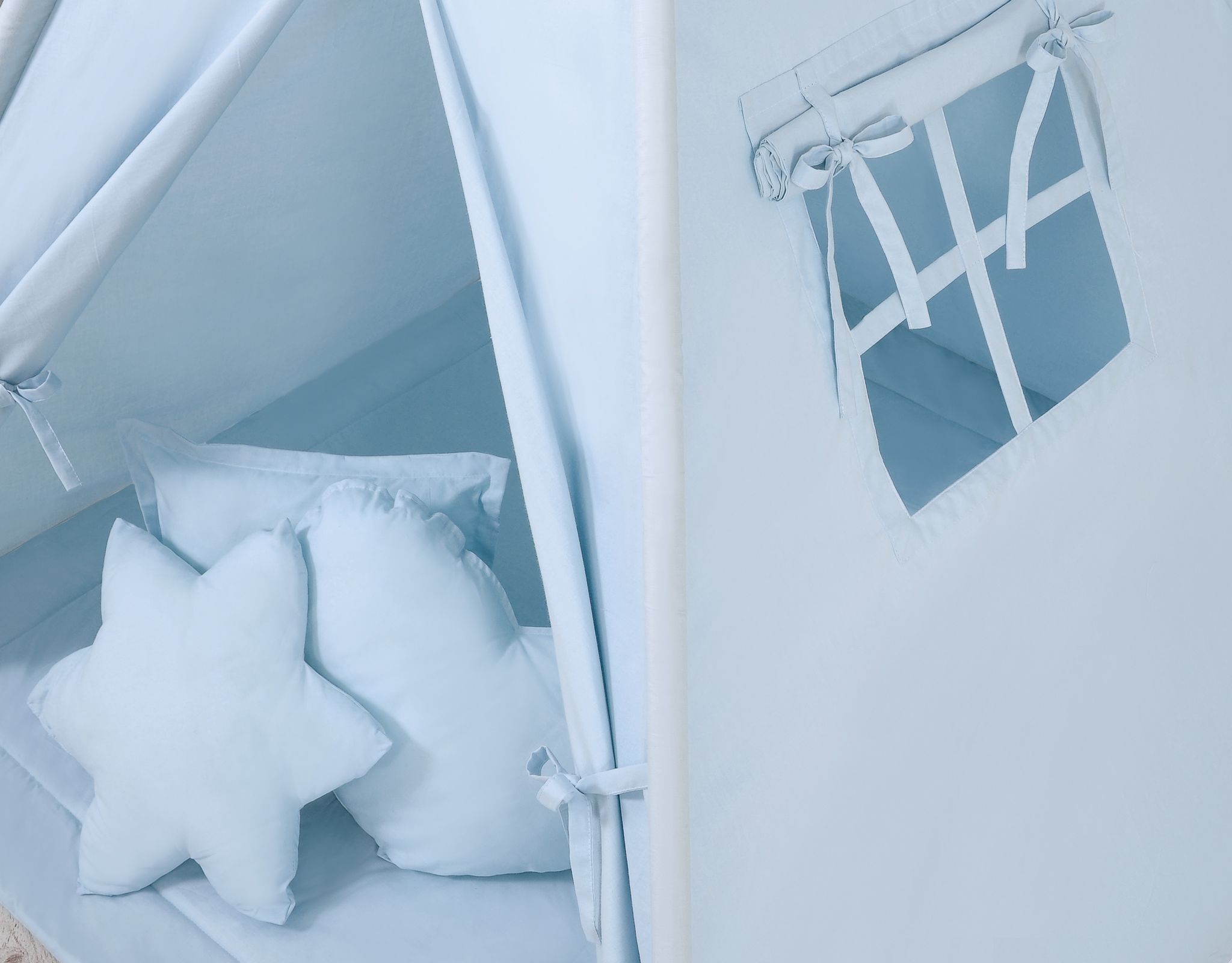 Laste tipitelk dekoratiivsete sulgedega – sinine - Pilt 7