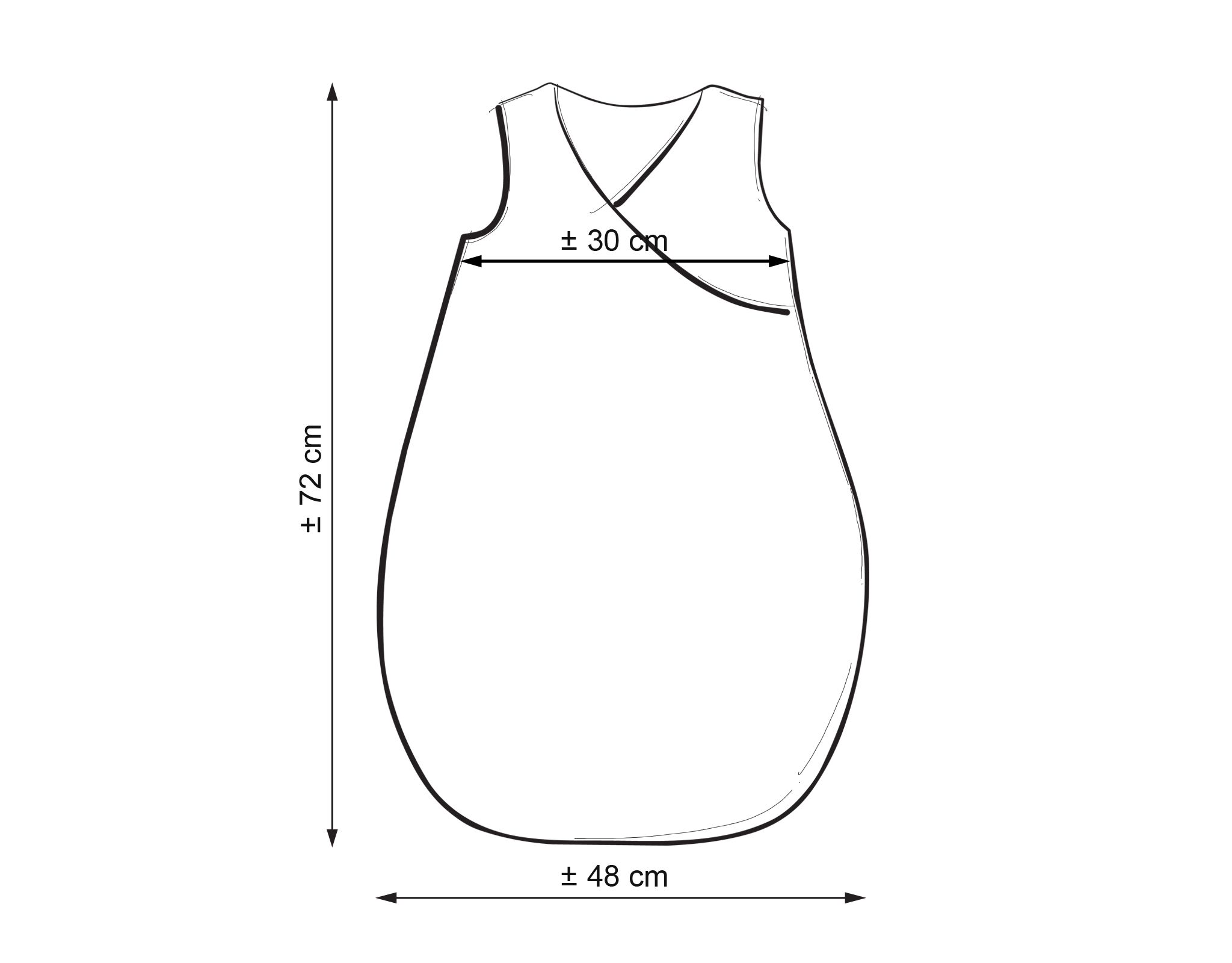 Puuvillane beebi magamiskott, TOG 2,5 - Pilt 3