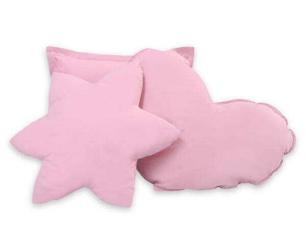 Tipitelgi patjade komplekt, 3 tk – roosa