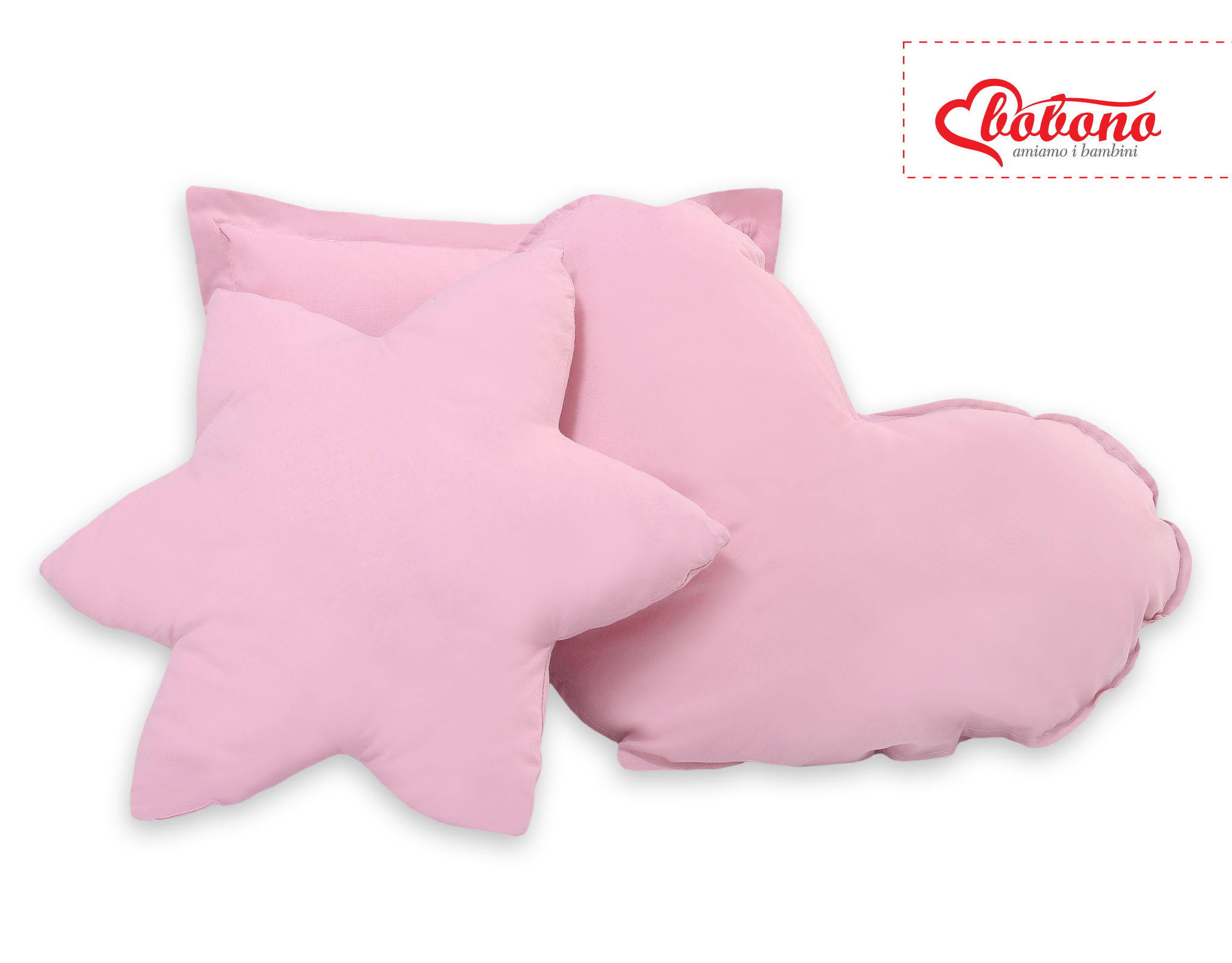 Tipitelgi patjade komplekt, 3 tk – roosa - Pilt 5
